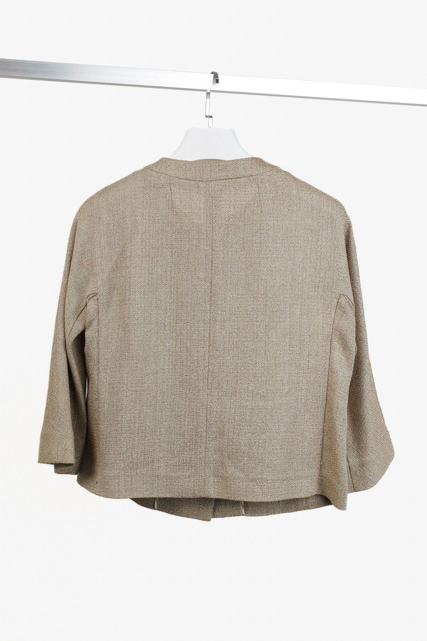 Etro Etro Gold Tweed Jacket Size M / US 6-8 / IT 42-44 - 2 Thumbnail