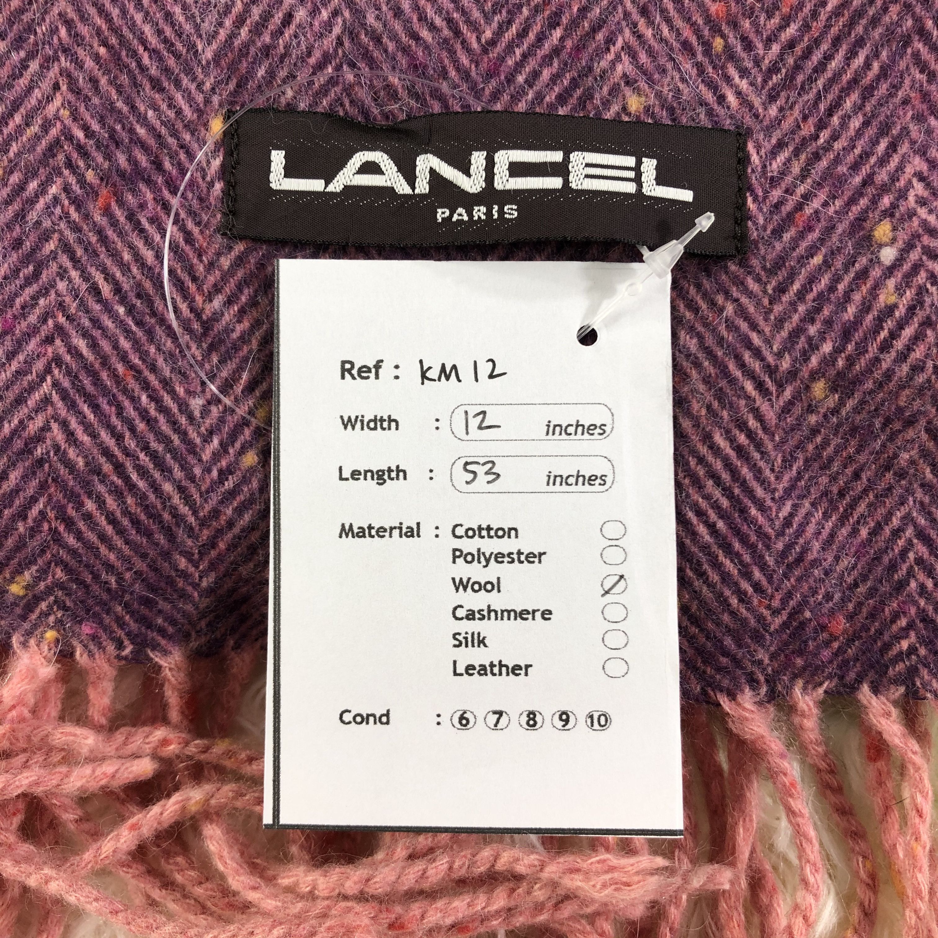 Lancel × Vintage Lancel Scarf / Muffler / Neckwear - KM12 Size ONE SIZE - 5 Thumbnail