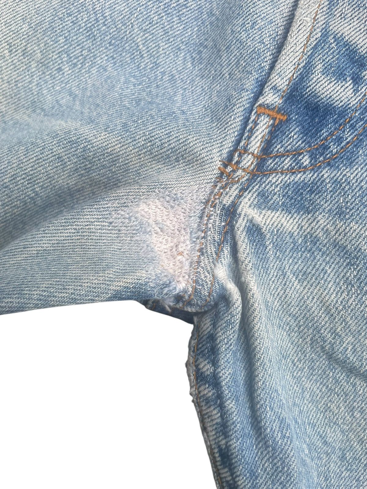 Levi's Vintage 1986 Levis 501 Single R Distresed Size US 38 / EU 54 - 6 Thumbnail