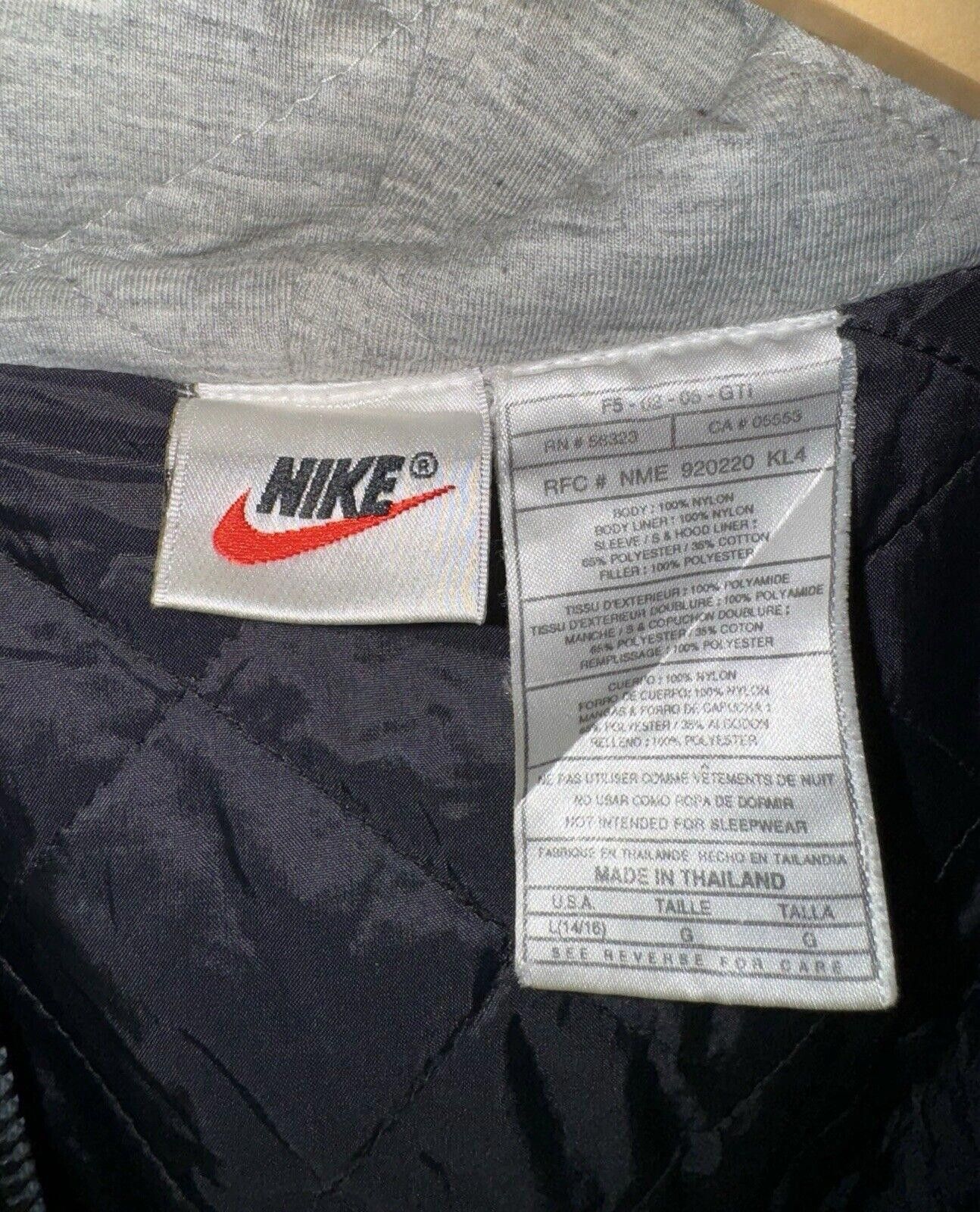 Nike Vintage Nike 90s Big Swoosh Windbreaker Jacket Kids L Size US XXS / EU 40 - 7 Thumbnail