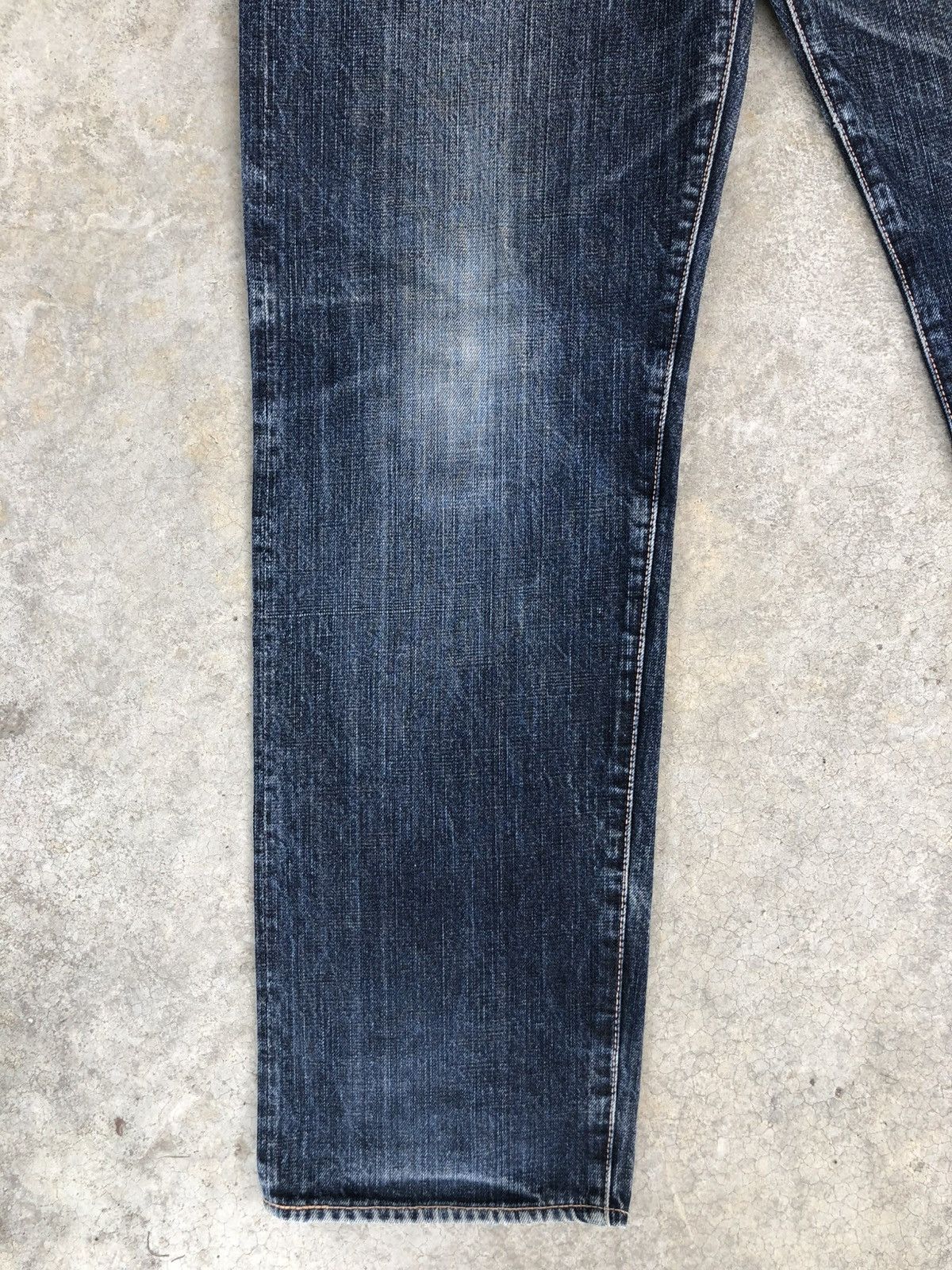Evisu Evisu Lot 5040 Sakura Daicock Selvedge Denim Distressed Size US 35 - 6 Thumbnail