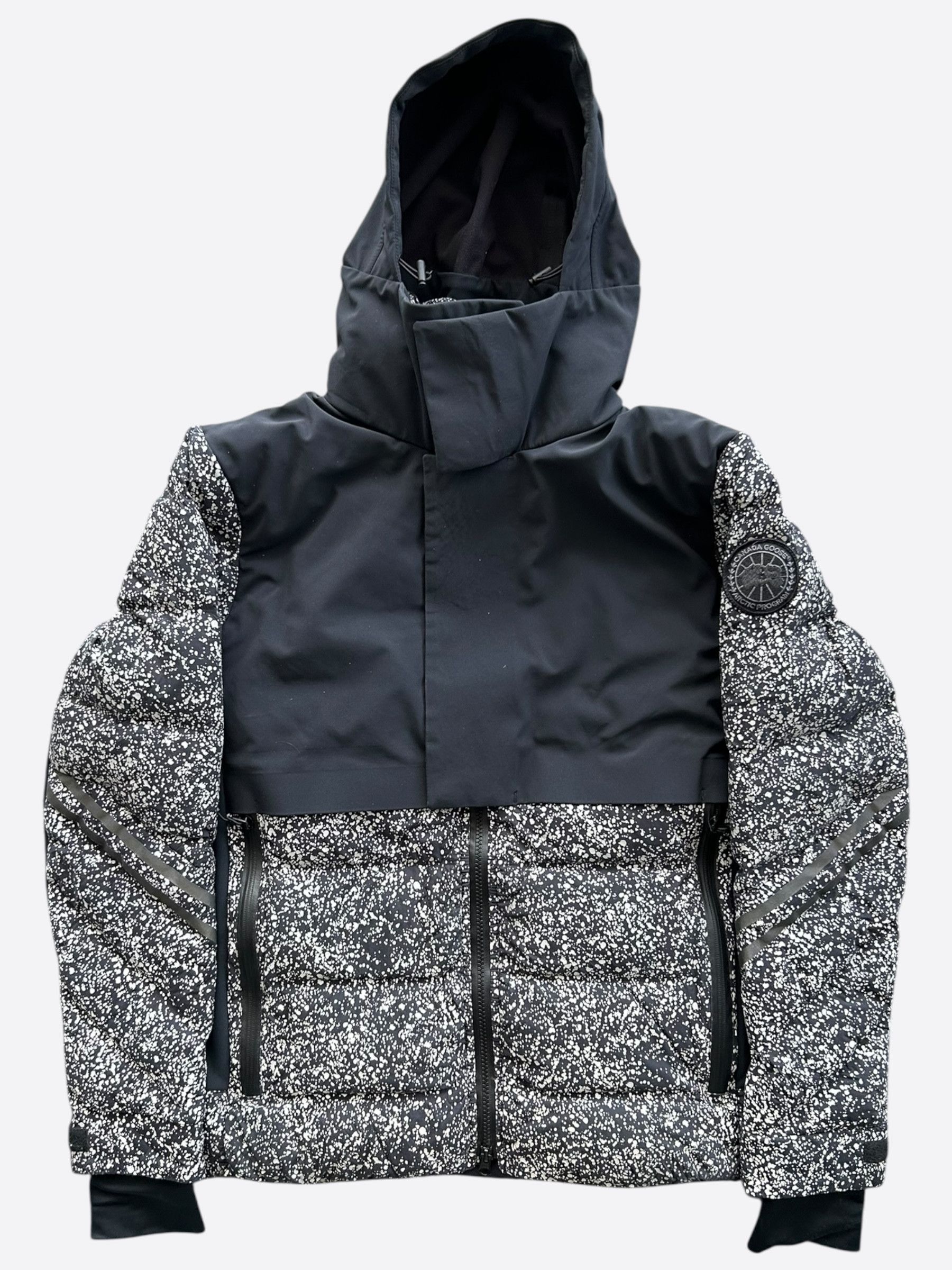 Canada Goose Black Reflective Hybridge CW Black Label Men's Jacket Size US S / EU 44-46 / 1 - 1 Thumbnail