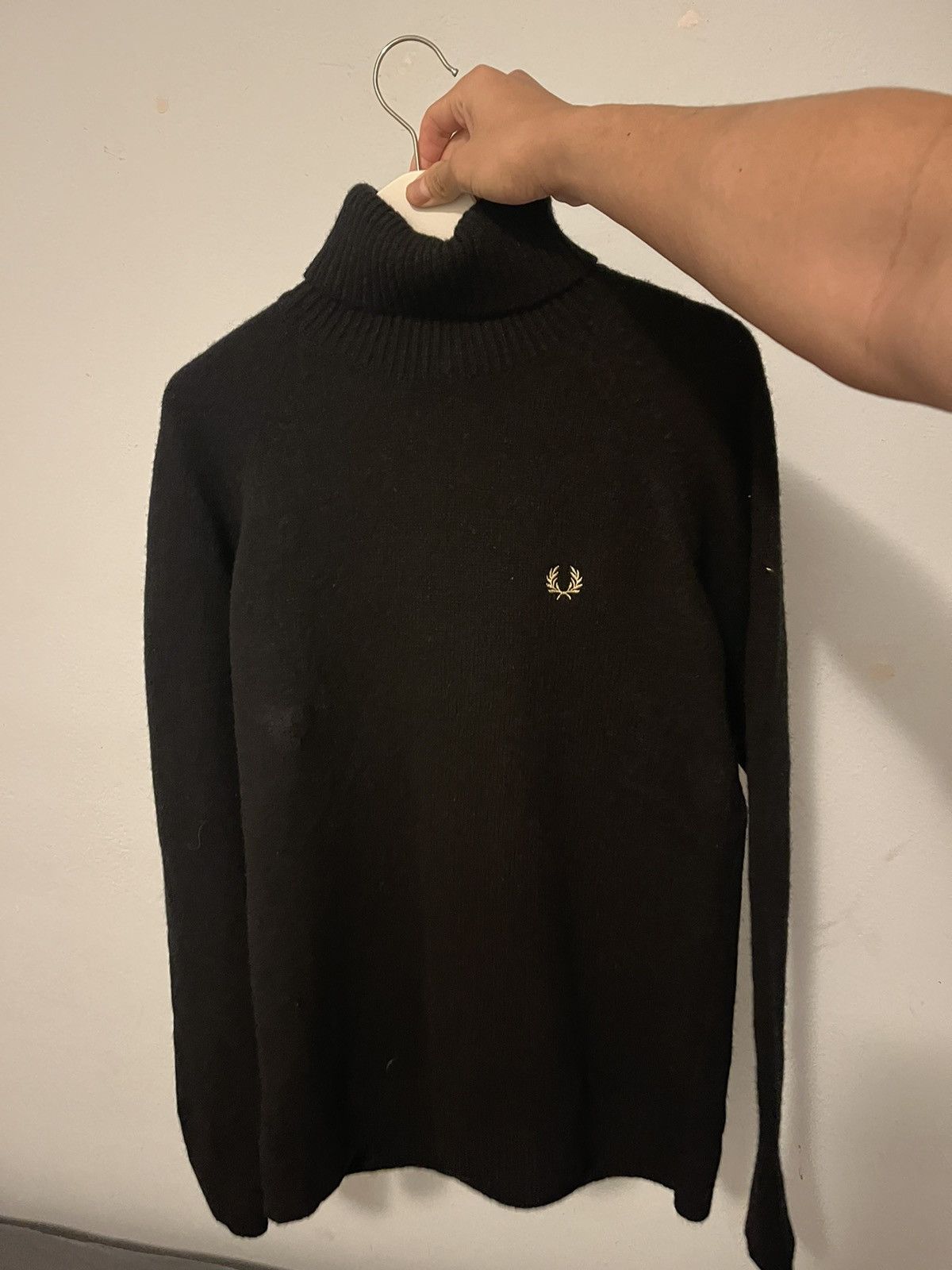 Fred Perry Fred Perry Wool Turtle Neck Size US L / EU 52-54 / 3 - 3 Thumbnail