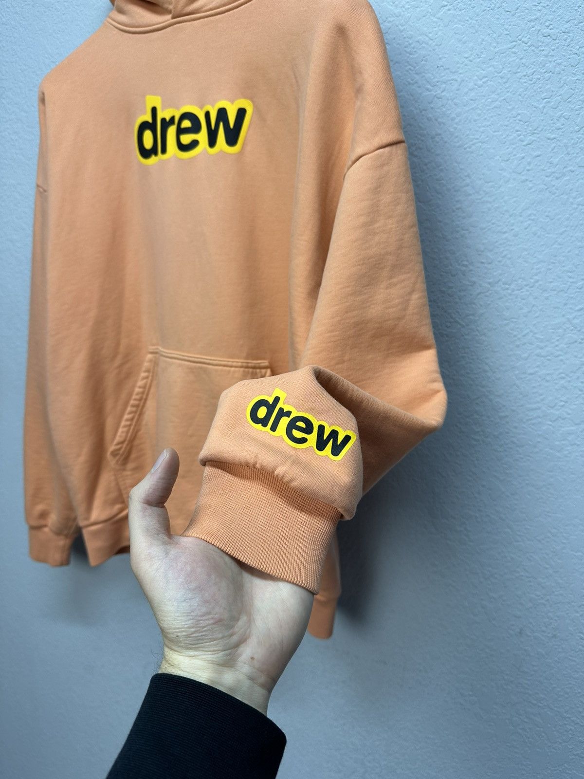 Vintage Vintage Drew House Boxy Hoodie Peach Justin Bieber Logo Size US S / EU 44-46 / 1 - 4 Thumbnail