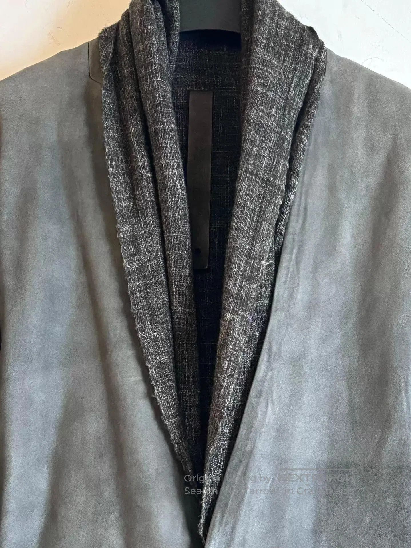 Isaac Sellam Experience Gray Light Jacket with Textured Collar XS. Size US XS / EU 42 / 0 - 1 Thumbnail