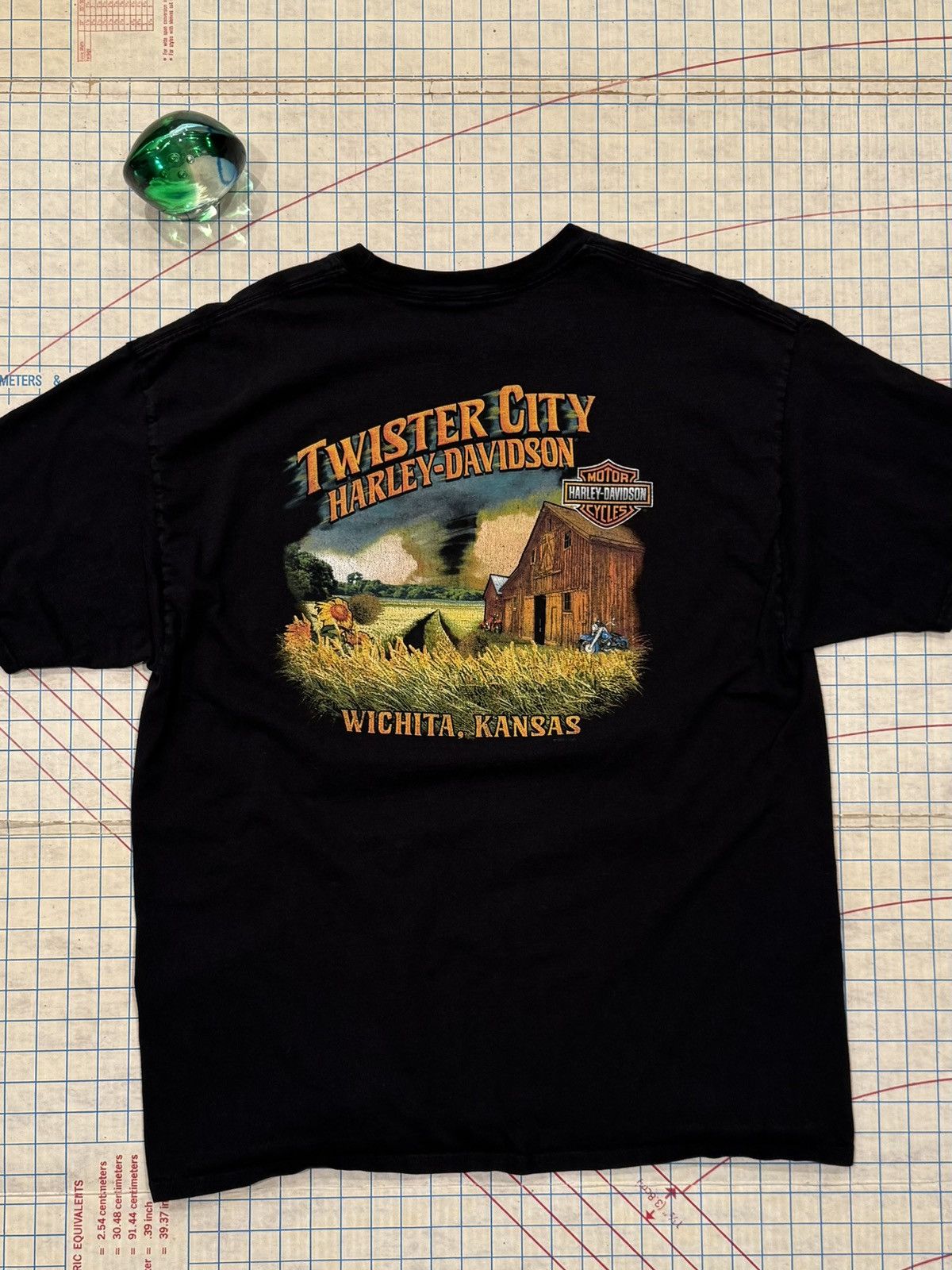 Harley Davidson Harley Davidson Twister City Wichita Kansas Graphic Tee XL Size US XL / EU 56 / 4 - 3 Thumbnail