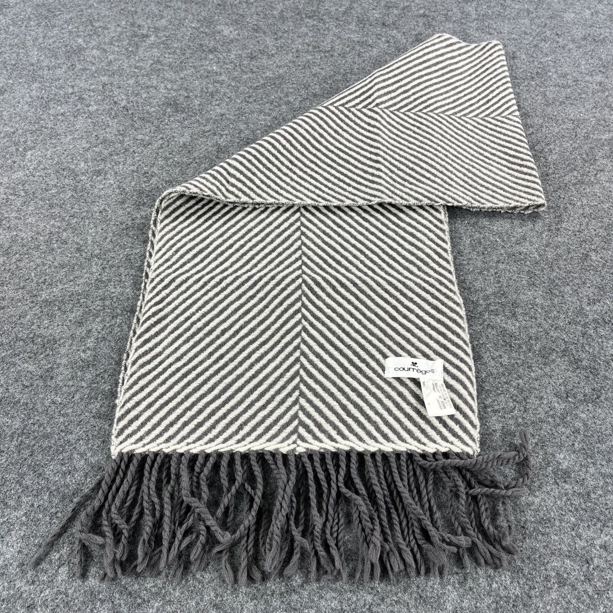Courreges × Vintage Vintage Courreges Scarf / Muffler / Neckwear K028 Size ONE SIZE - 3 Thumbnail