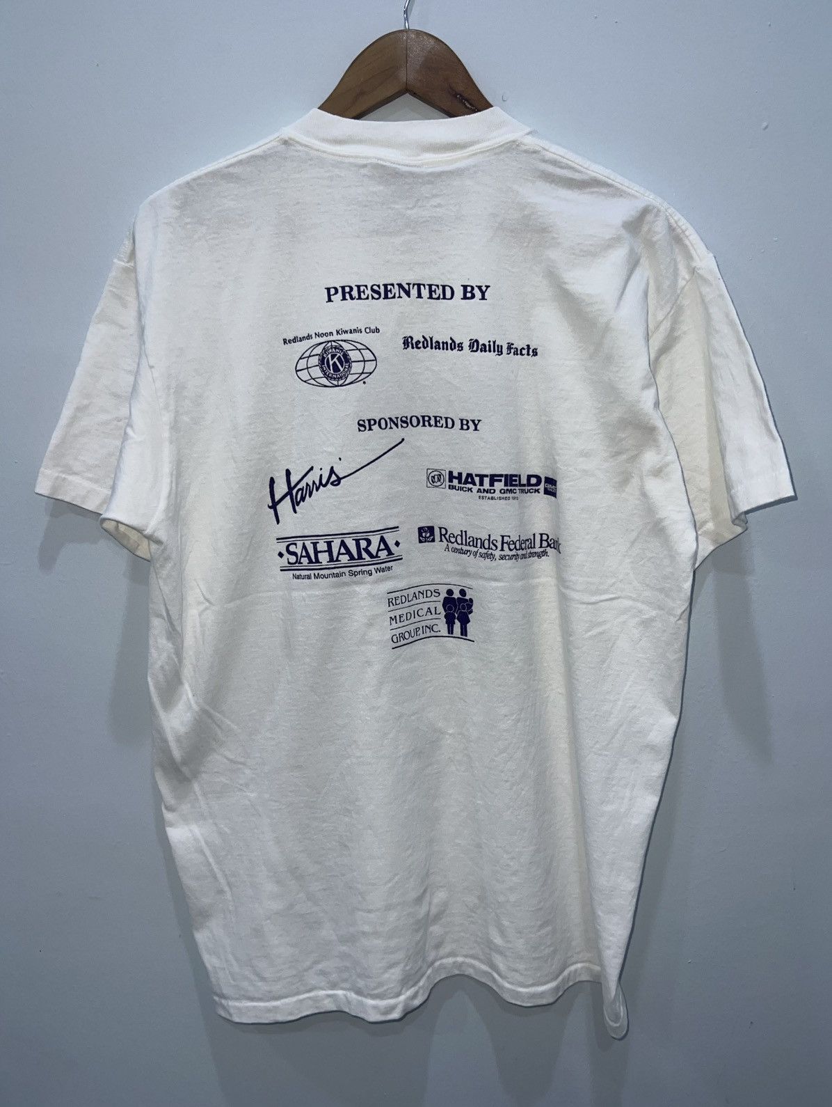 Vintage Vintage Run Redlands 90s T-Shirt Size US L / EU 52-54 / 3 - 3 Thumbnail