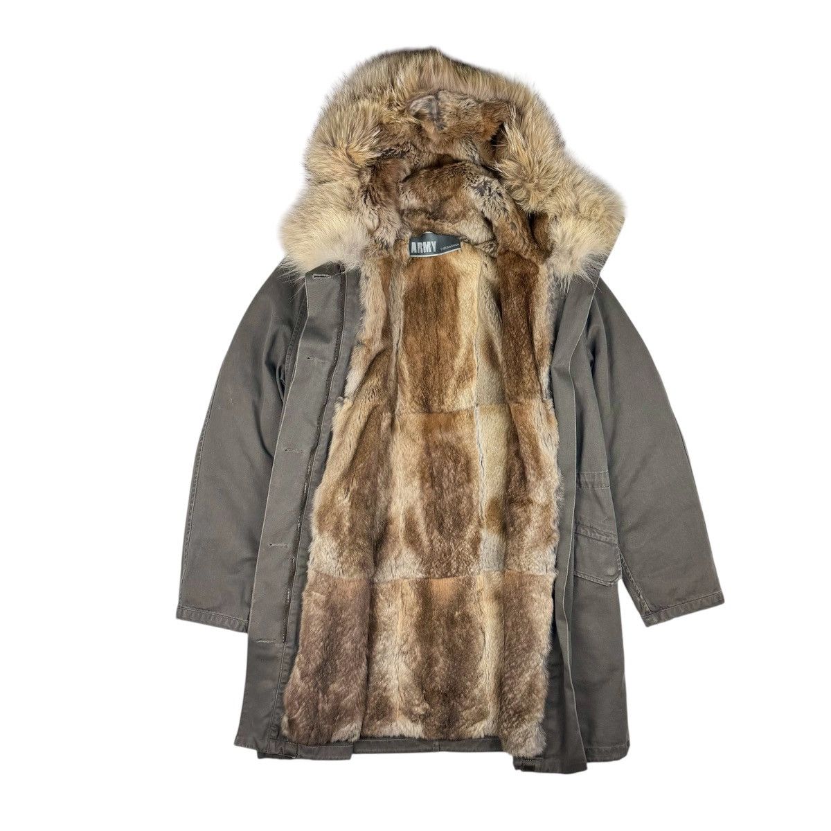 Yves Salomon YVES SALOMON ARMY RABBIT FUR PARKA Size M / US 6-8 / IT 42-44 - 4 Thumbnail