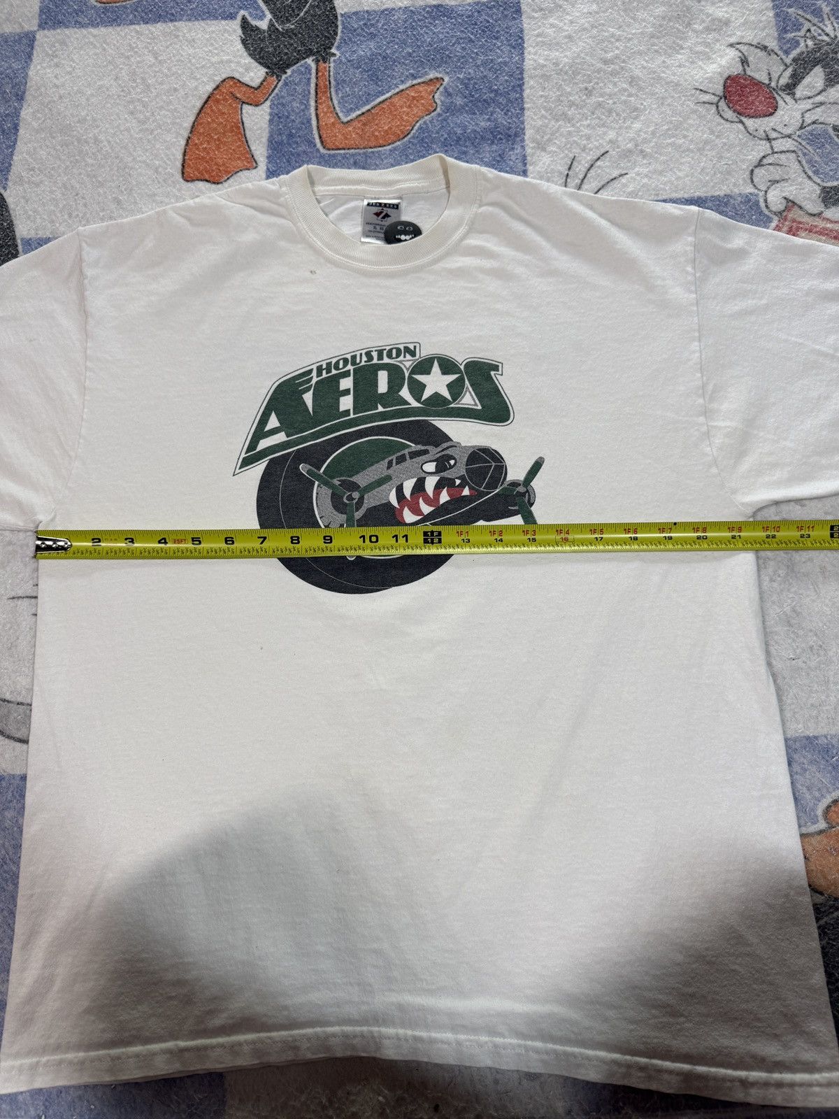 NHL Vintage houston aeros hockey tee Size US L / EU 52-54 / 3 - 5 Thumbnail