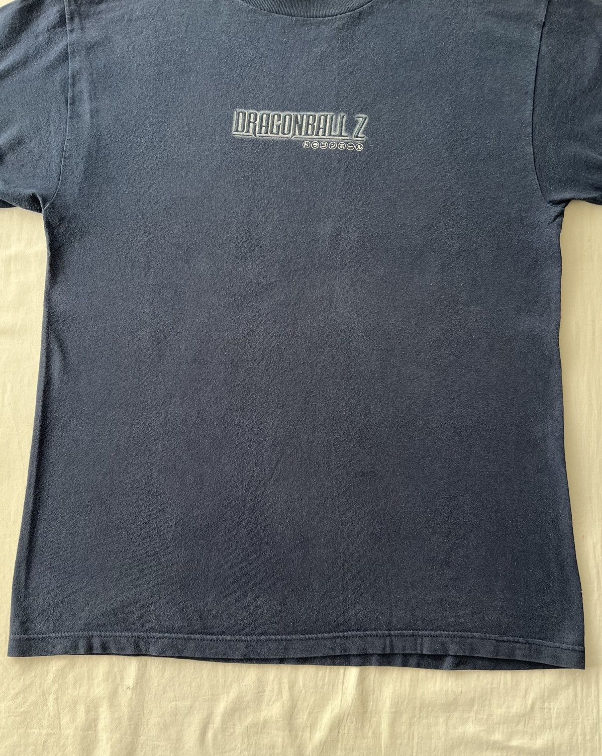 Anime Vintage 1997 Dragon Ball Z Son Goku Anime Manga Navy T-shirt Size US L / EU 52-54 / 3 - 6 Thumbnail
