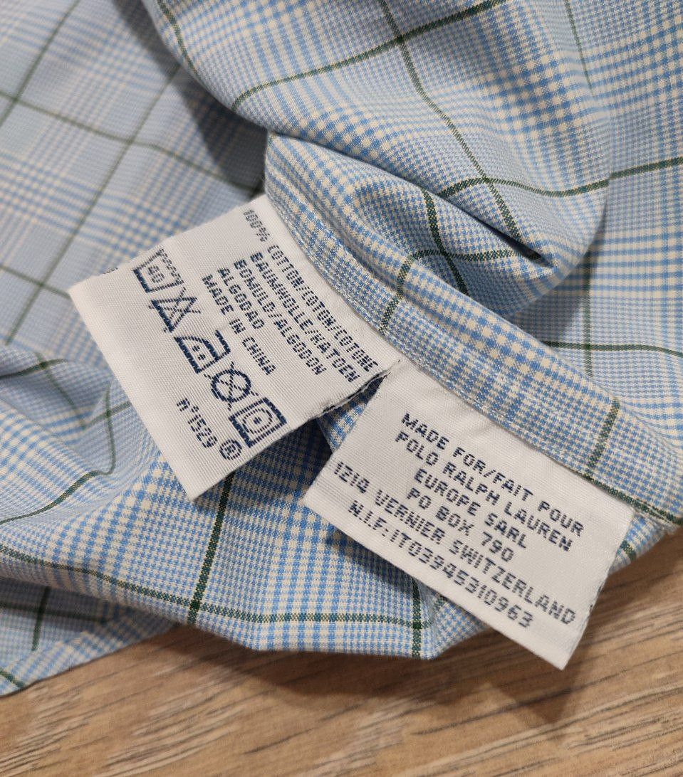 Polo Ralph Lauren × Ralph Lauren × Vintage Vintage Polo Ralph Lauren Custom Fit striped plaid Shirt Size US L / EU 52-54 / 3 - 12 Thumbnail