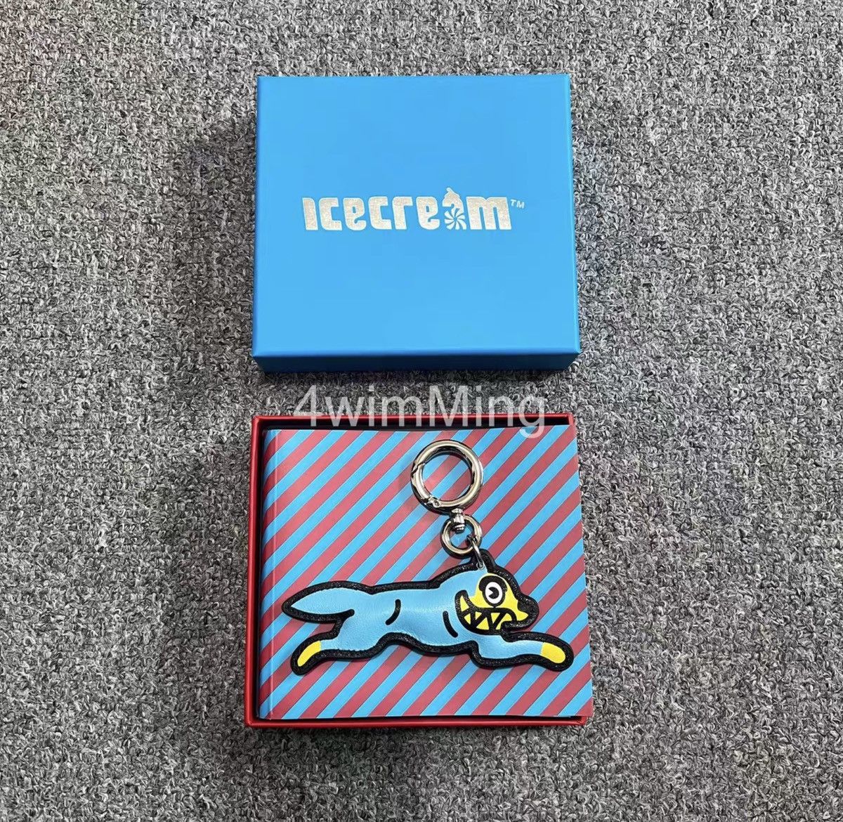 Billionaire Boys Club BBC ICECREAM Leather Running Dog Keychain / Charm Size ONE SIZE - 1 Thumbnail