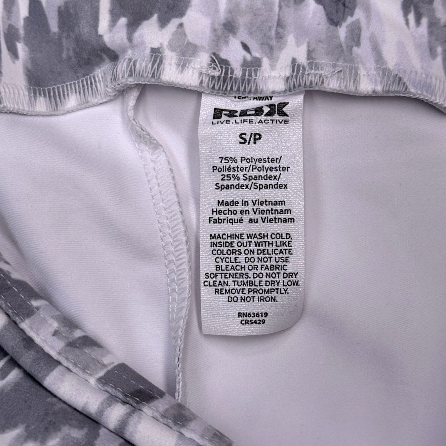 Vintage RBX Bike Shorts Womens Small Waterfall Gray Squat Proof New Size 28" / US 6 / IT 42 - 5 Thumbnail