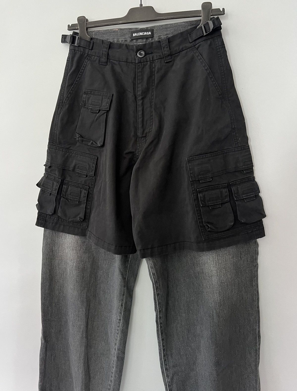 Balenciaga Balenciaga FW21 Afterworld Hybrid Cargo Pants Size US 31 - 4 Thumbnail