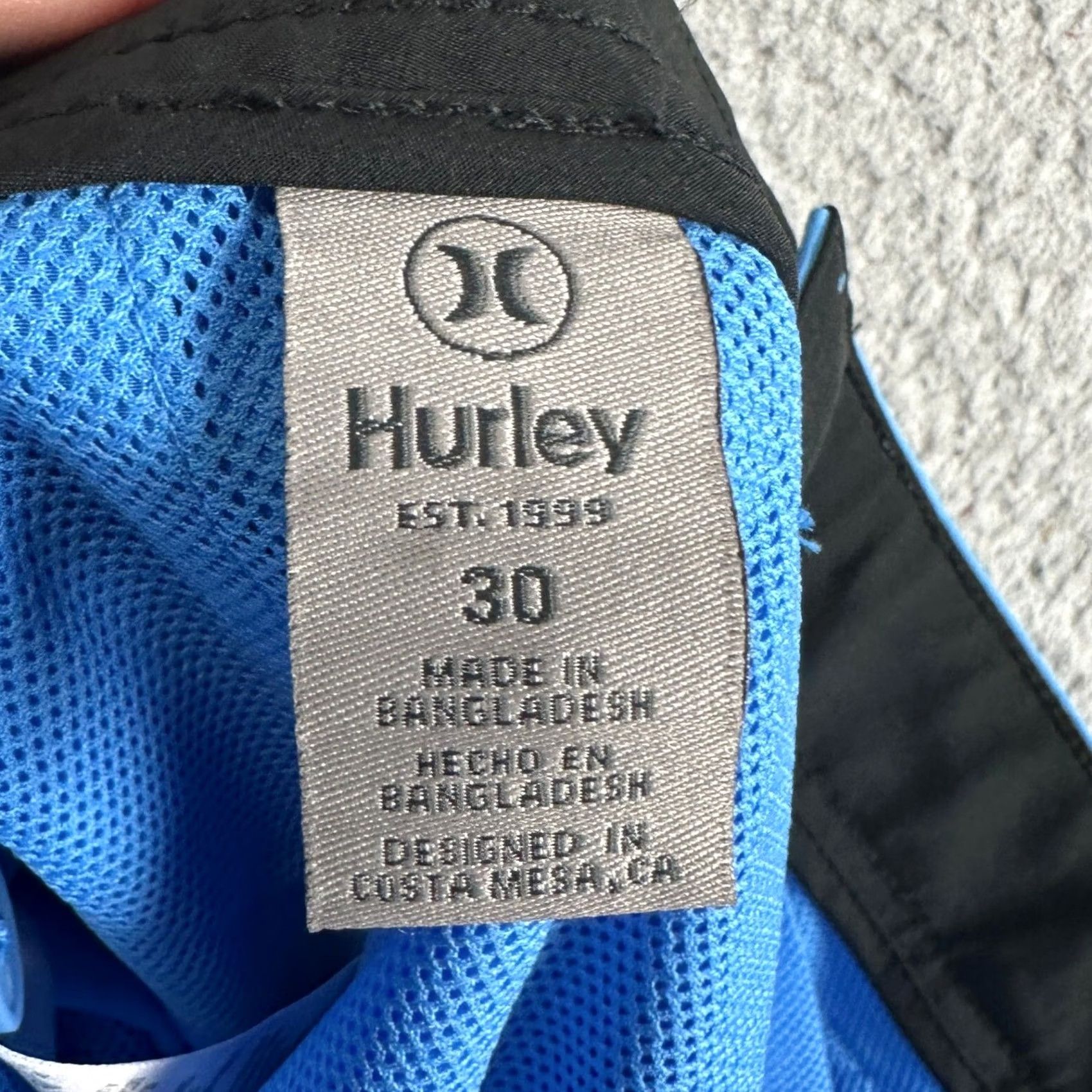 Hurley Hurley Mens All Day Hybrid Shorts 30 Blue Chino Stretch Performance Pockets NEW Size US 30 / EU 46 - 3 Thumbnail