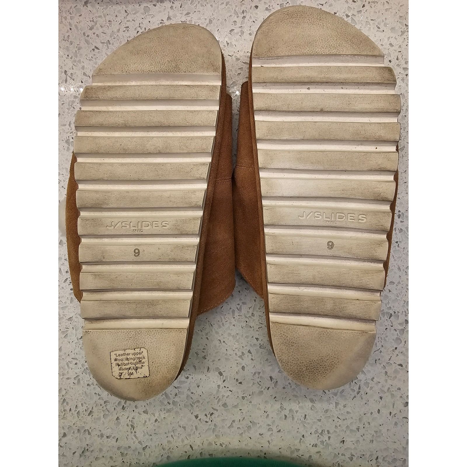 J/Slides Anthropology J/Slides Lynx Cognac Suede Shearling Fur Lined Size US 9 / IT 39 - 5 Thumbnail