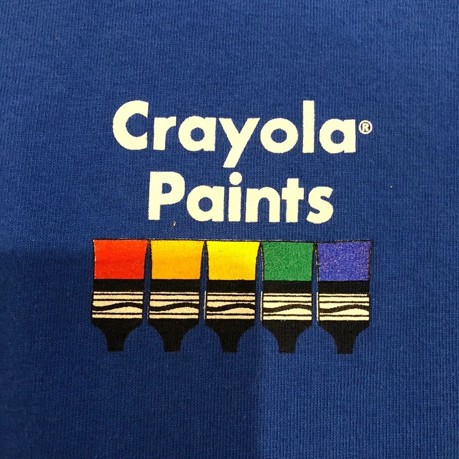 Fruit Of The Loom × Vintage Vintage 90s Crayola Paints Art Tee Size US M / EU 48-50 / 2 - 2 Thumbnail