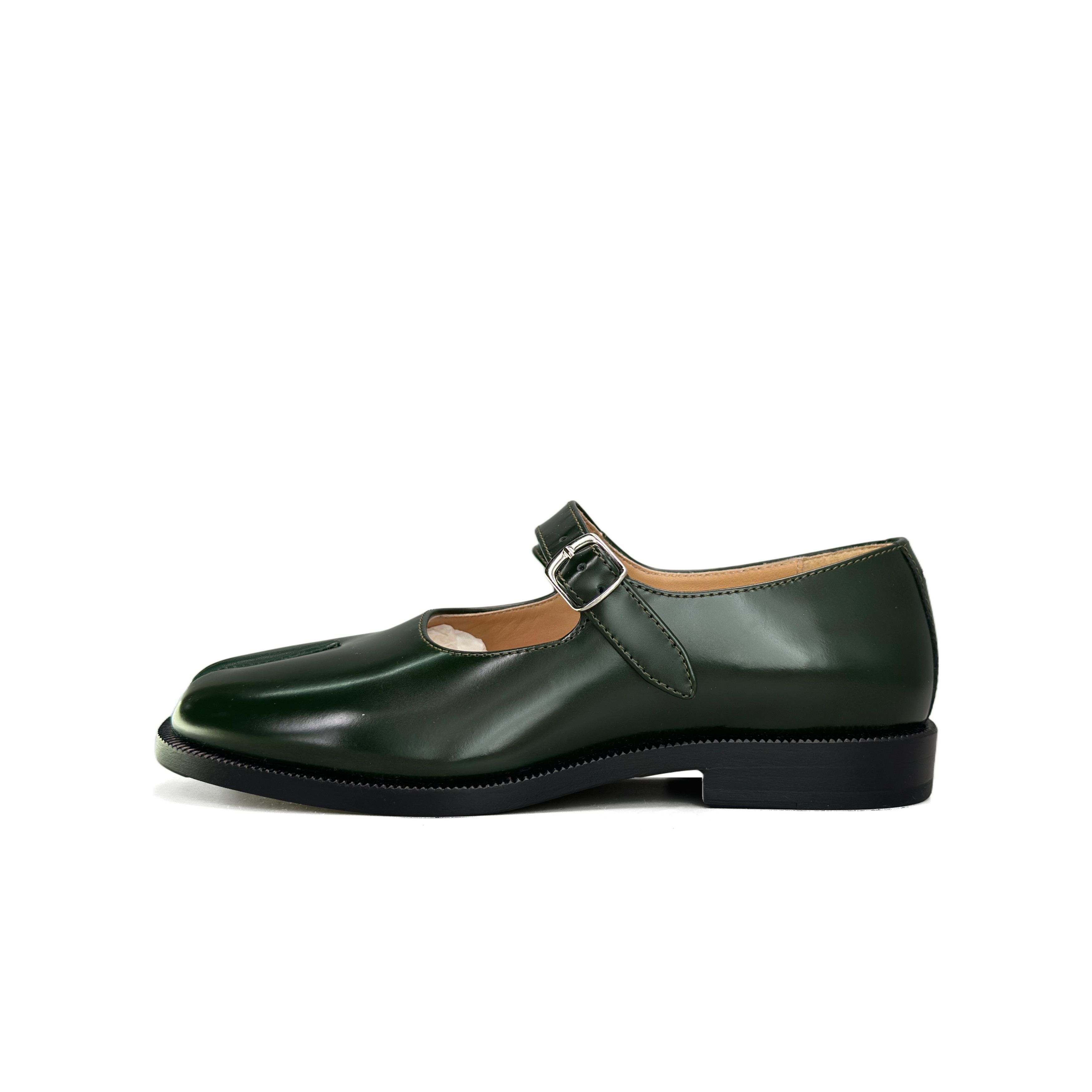 Maison Margiela Maison Margiela Green Tabi Mary Jane Flats Size 36 Size US 6 / IT 36 - 1 Thumbnail