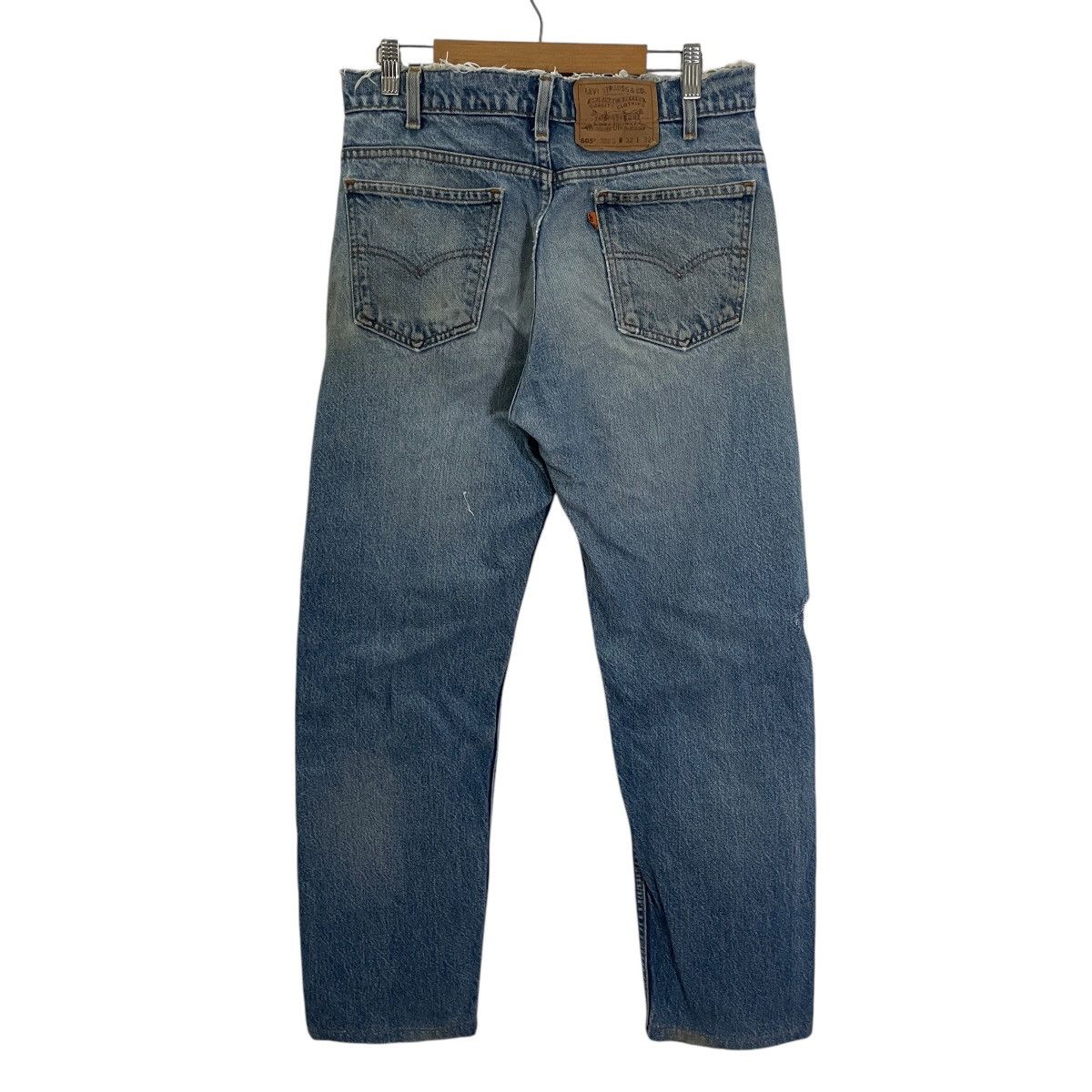 Levi's Vintage Levis 505 Distressed Denim Jeans Size US 31 - 8 Thumbnail