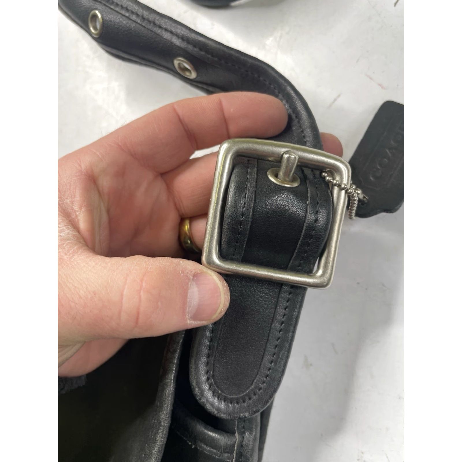 Coach VINTAGE Coach Patricia's Legacy Crossbody Luxury Leather Bag 9951 Black Crossbody Bag Medium Women Size ONE SIZE - 3 Thumbnail