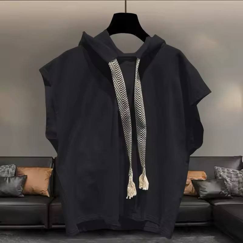 Japanese Brand × Vintage hooded sleeveless T-shirt Size US L / EU 52-54 / 3 - 1 Thumbnail