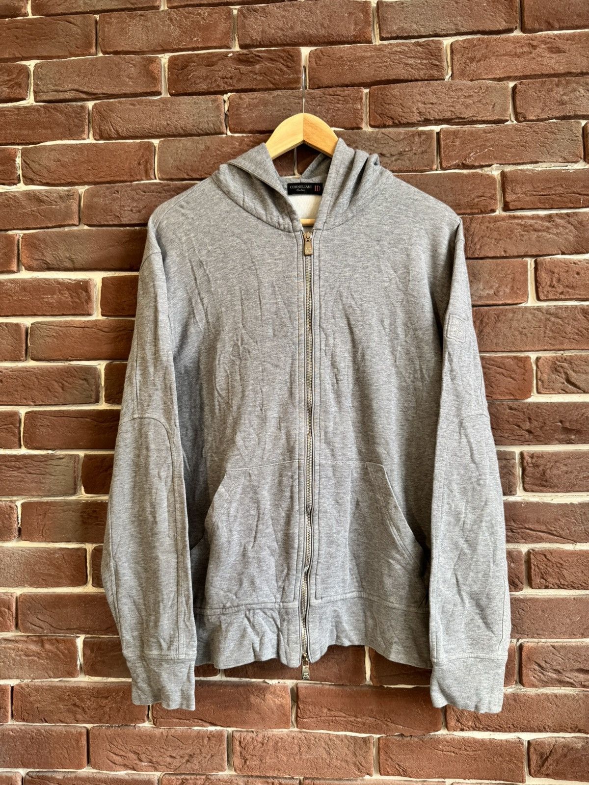 Corneliani Corneliani Men's Hooded Zipped Sweater Luxury Hoodie large Size US L / EU 52-54 / 3 - 1 Thumbnail
