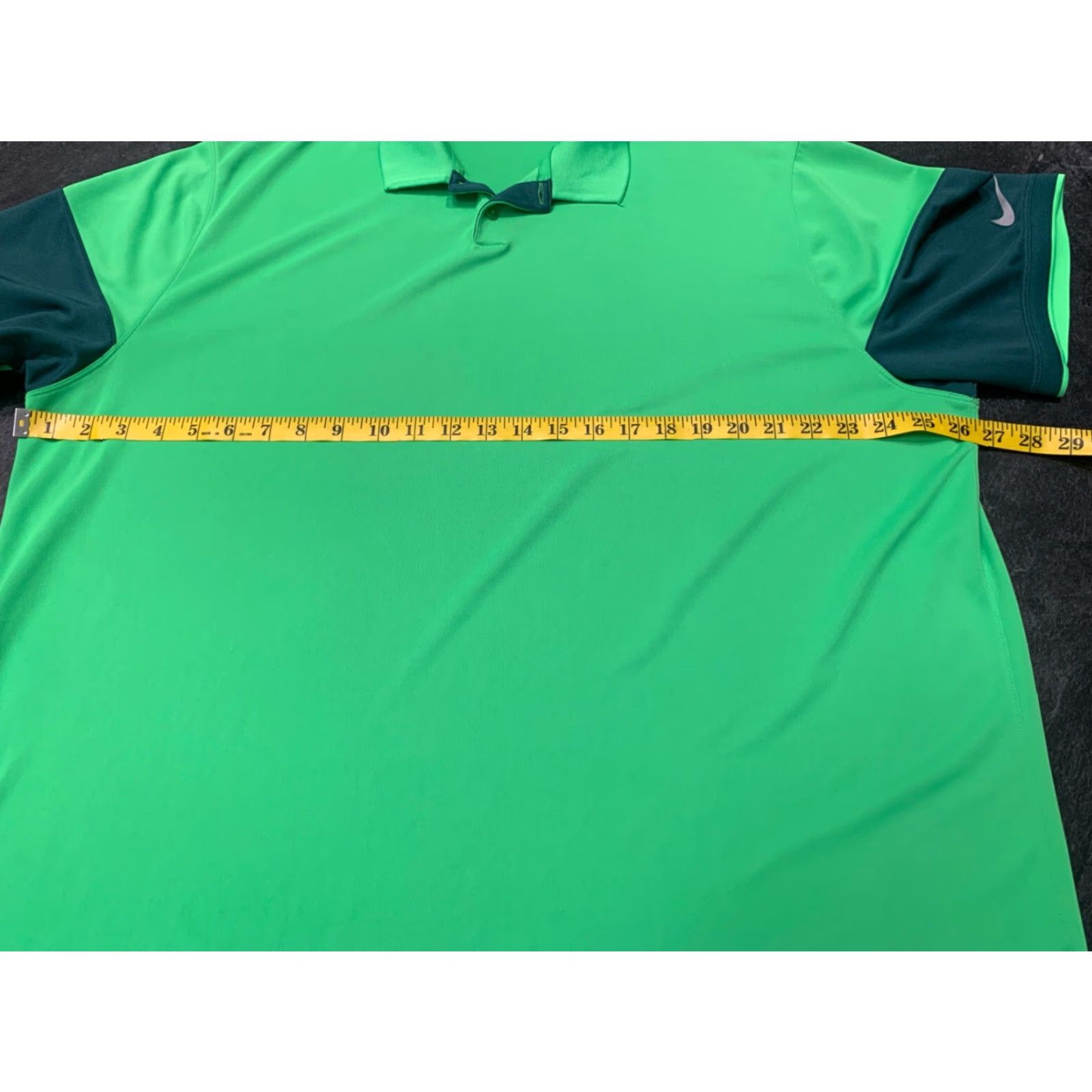 Nike Nike Tour Performance Mens XXL Polo Golf Shirt Short Sleeve Collared Breathable Regular Fit Green Size US XXL / EU 58 / 5 - 7 Thumbnail
