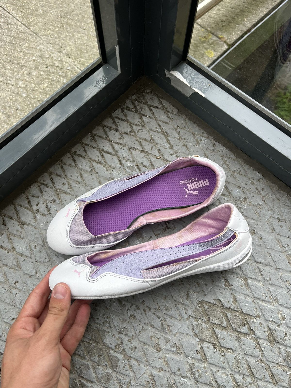 Puma Puma ballet flats Y2K rare model vintage Size US 7 / IT 37 - 1 Thumbnail