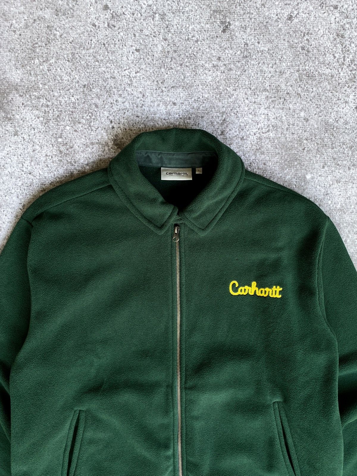 Carhartt Wip Carhartt WIP Dennis Fleece Jacket Green Size US L / EU 52-54 / 3 - 2 Thumbnail