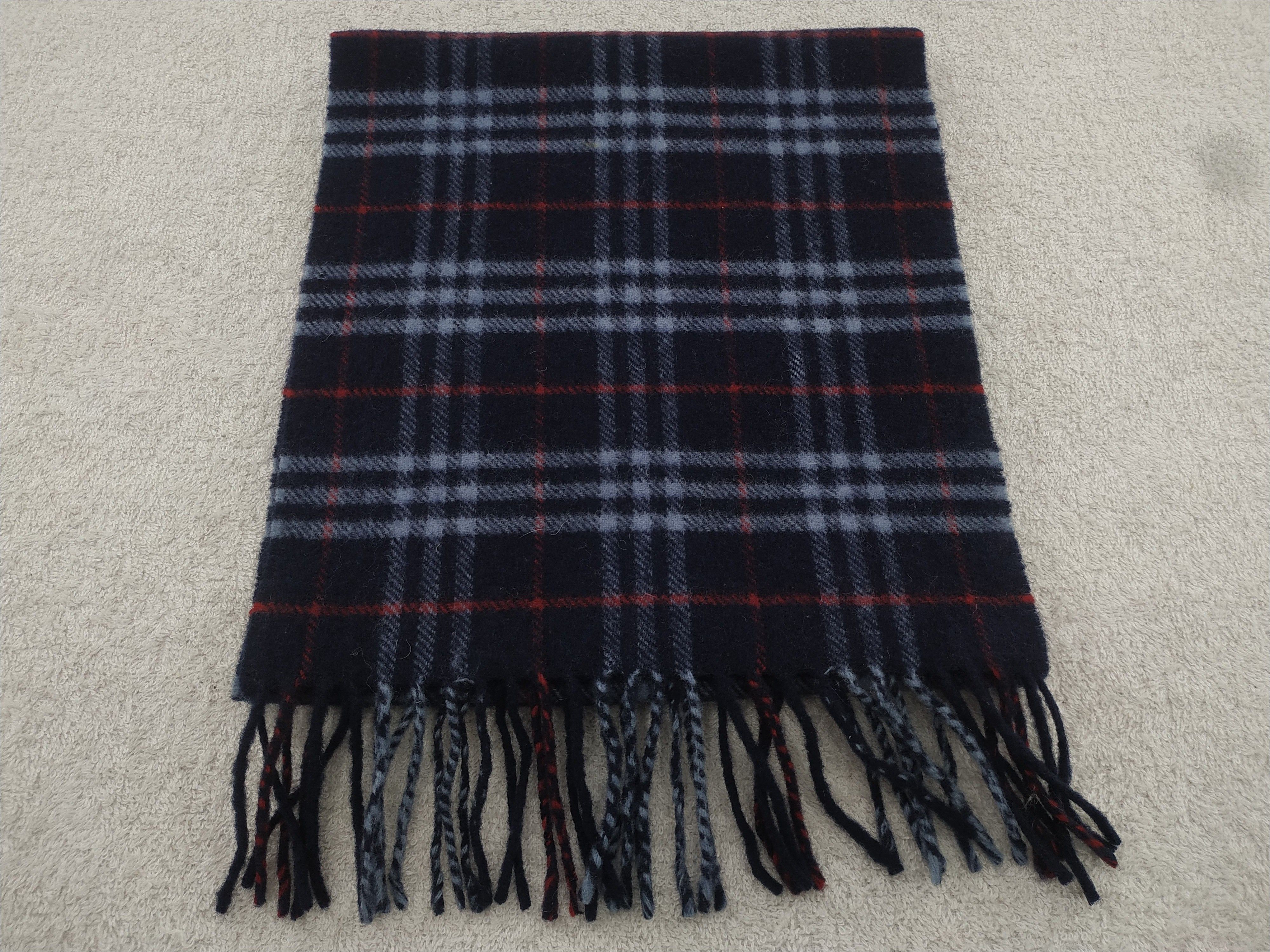 Burberry × Vintage Burberry Scarf / Muffler / Neckwear - WW484 Size ONE SIZE - 2 Thumbnail