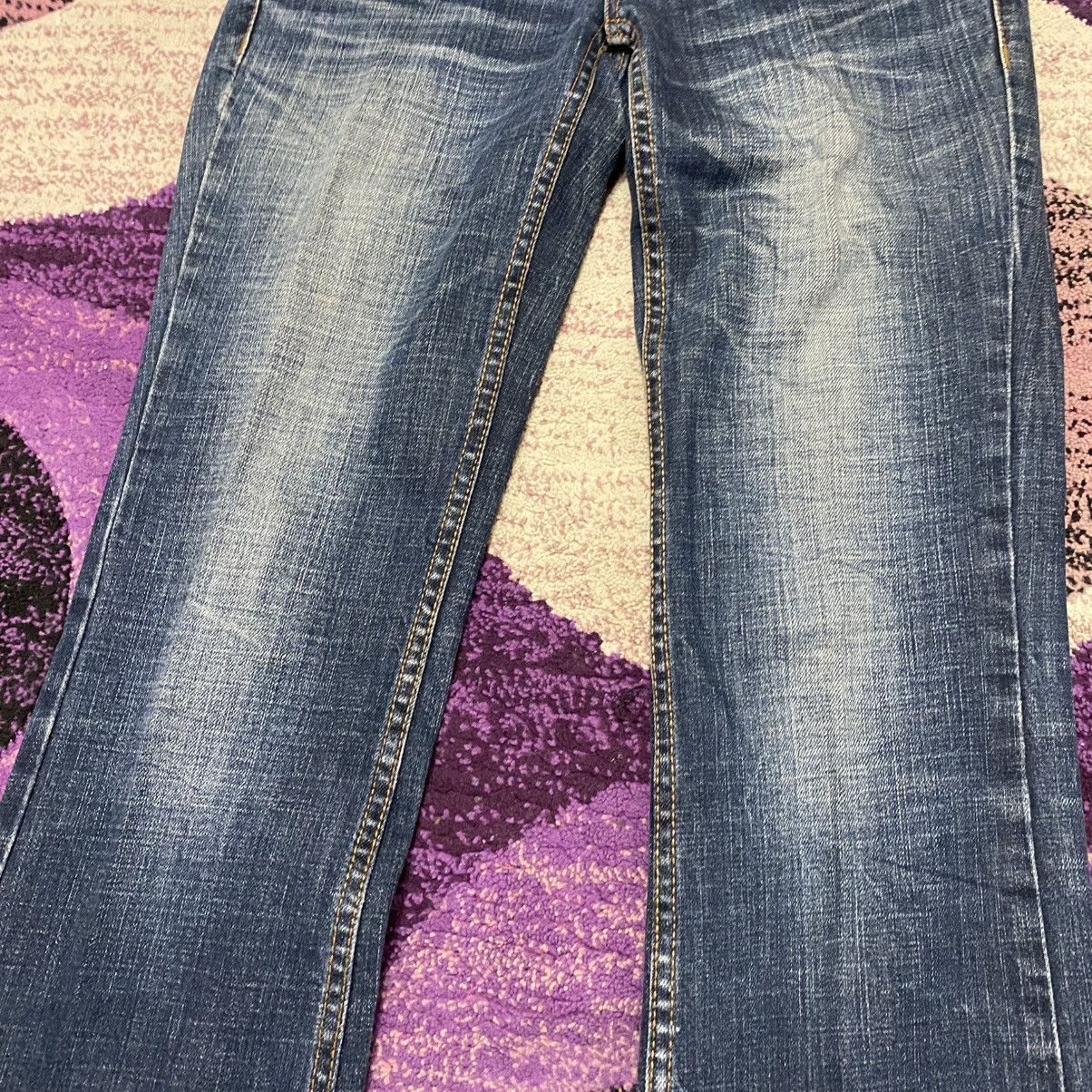 Japanese Brand Flare Jeans Grasshoppers Denim Embroidered Bootcut Jeans Size 26" / US 2 / IT 38 - 6 Thumbnail