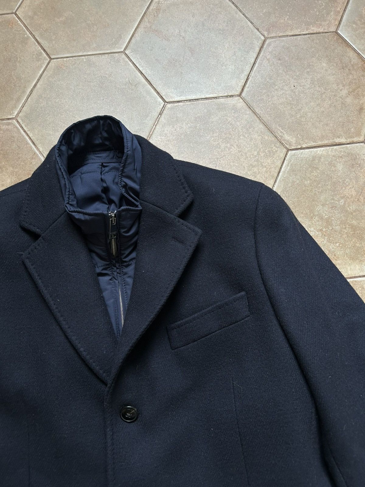 Hackett × Loro Piana Hackett London Loro Piana Wool Cashmere Coat Jacket Brioni Size US M / EU 48-50 / 2 - 4 Thumbnail