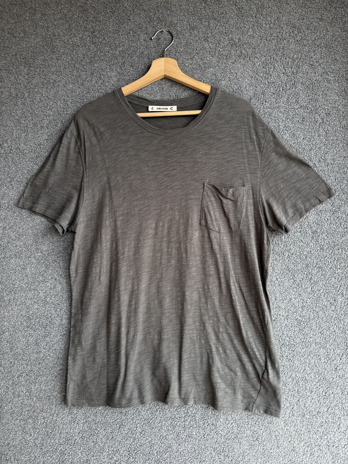 Zadig & Voltaire Zadig & Voltaire Stockholm Slub T-Shirt Size US XL / EU 56 / 4 - 1 Thumbnail