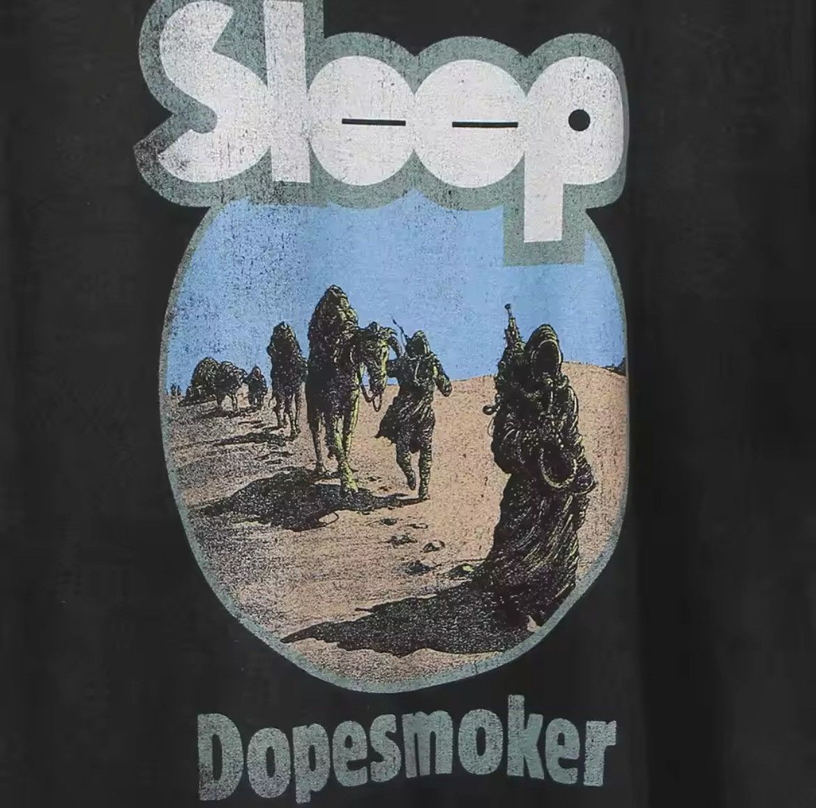 Japanese Brand × Vintage Dopesmoker "SLEEP" Graphic Printed Cotton Tshirt Size US XL / EU 56 / 4 - 4 Thumbnail