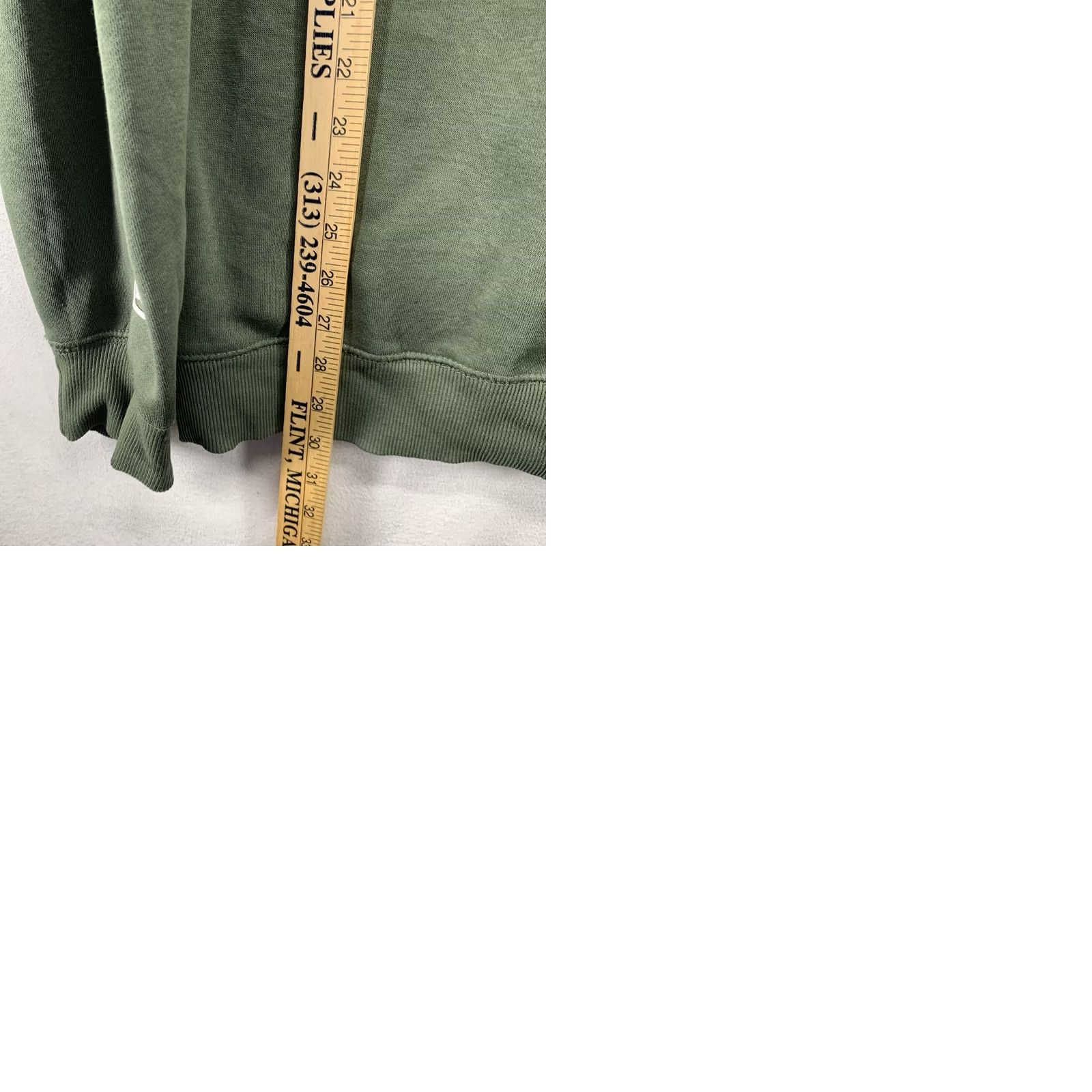 Von Dutch VON DUTCH Hoodies Pullover Green Graphic Print Oversized Long Sleeve Logo Pocket Eyeball Winged 90s Designer Retro Size US M / EU 48-50 / 2 - 11 Thumbnail