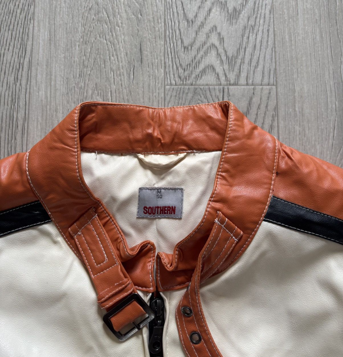 Vintage Vintage Monza Motorcycle Racing Leather Jacket Size US M / EU 48-50 / 2 - 3 Thumbnail