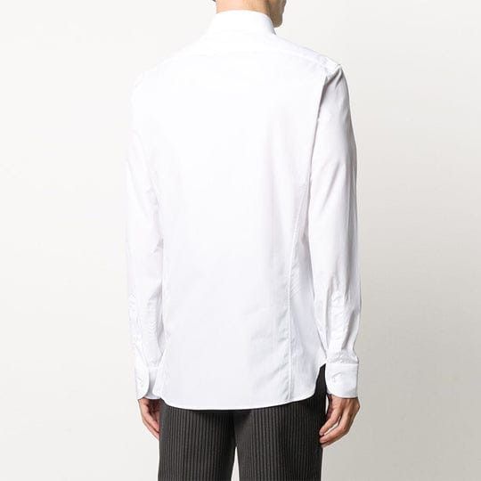 Gucci o1mt1gz0725 Cotton Shirt With Hidden Gucci Labe in White Size US S / EU 44-46 / 1 - 3 Thumbnail
