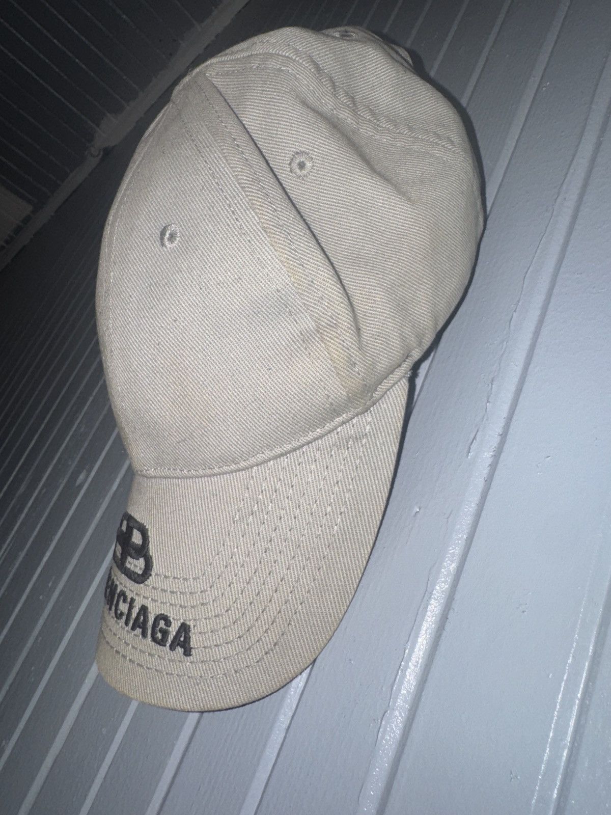 Balenciaga Balenciaga Grey Hat Size ONE SIZE - 3 Thumbnail