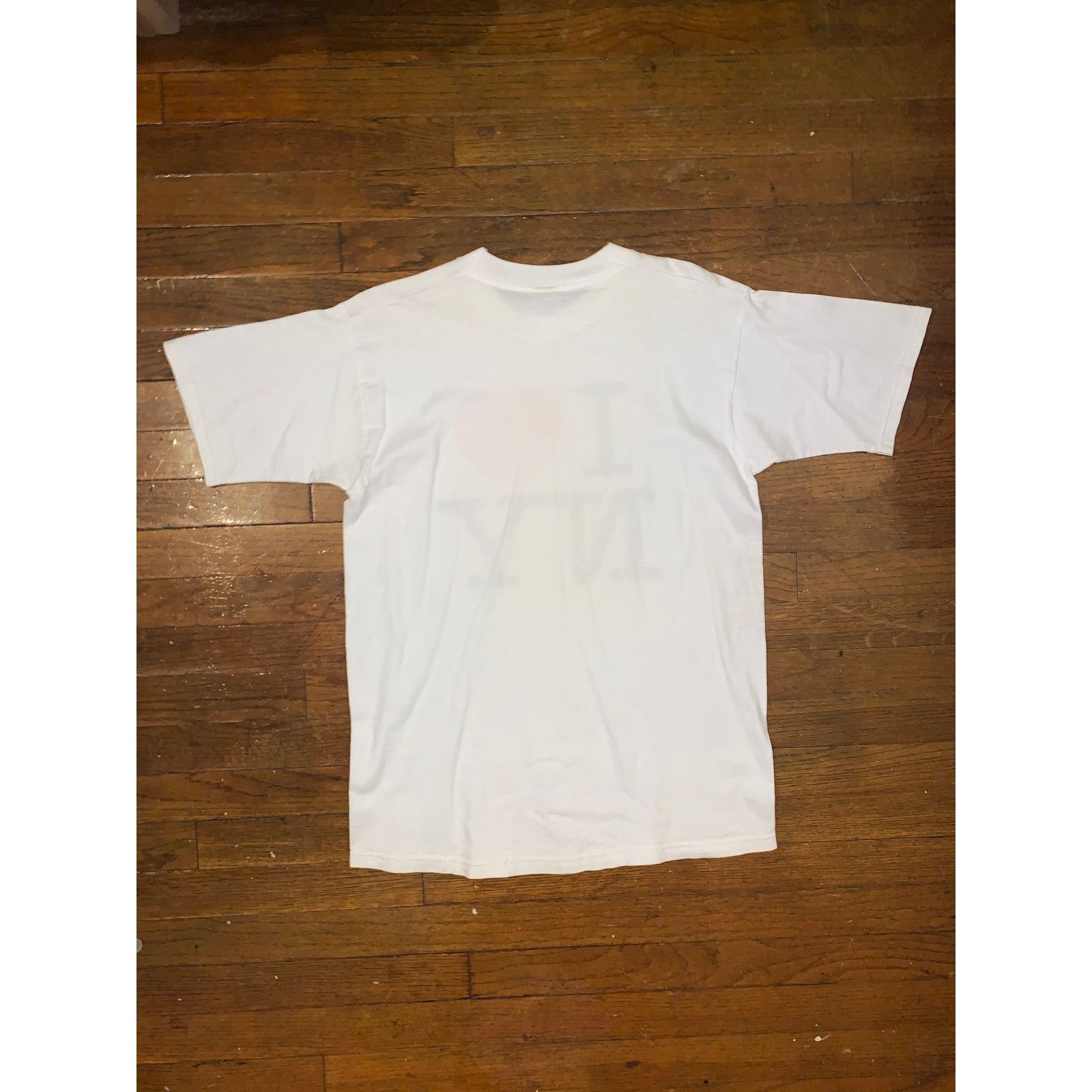 Fruit Of The Loom × Vintage I ❤️ NY Single Stitch T-Shirt White Medium Fruit of the Loom Size US M / EU 48-50 / 2 - 4 Thumbnail