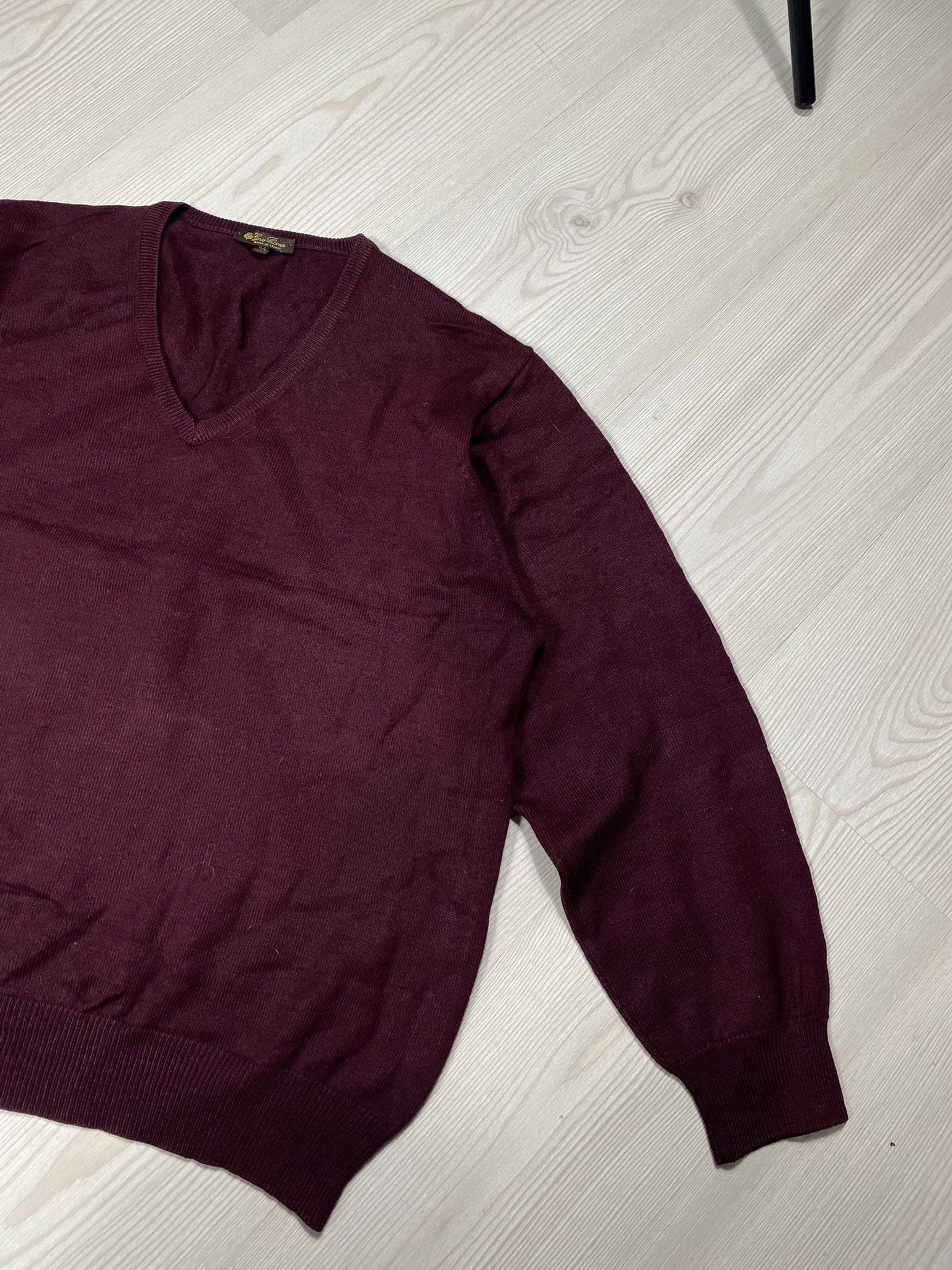 Loro Piana Loro Piana Sweater Wool 100% Dark Grape Size US M / EU 48-50 / 2 - 3 Thumbnail