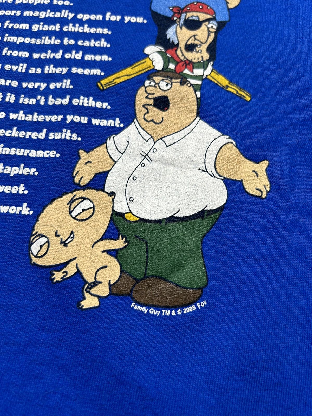 Vintage Vintage 2005 FAMILY GUY ALL I KNOW IS FROM FAMILY GUY TEE Size US S / EU 44-46 / 1 - 6 Thumbnail