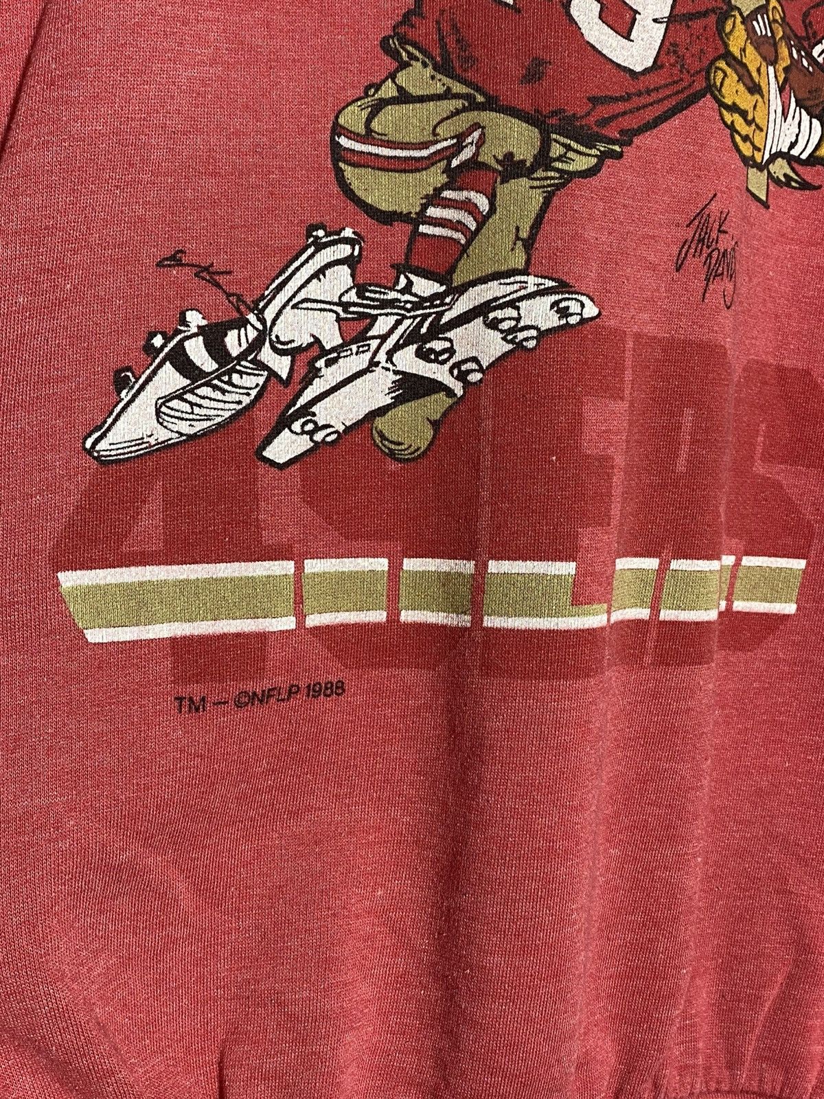 NFL Vintage 1988 San Fransico 49ers Jack Davis Sweatshirt Size US M / EU 48-50 / 2 - 4 Thumbnail