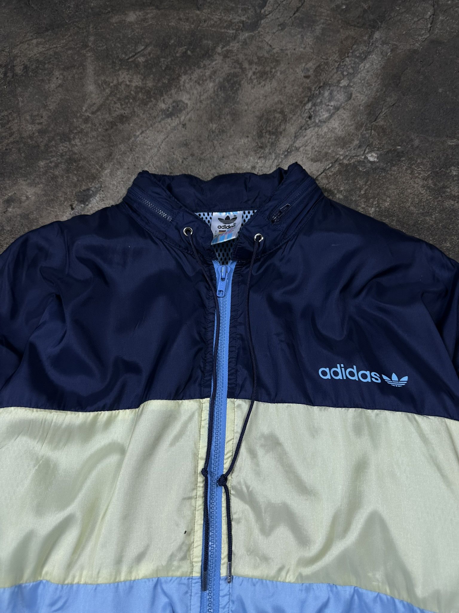 Adidas 80s Vintage Adidas Nylon Tracksuit Track Set Size US L / EU 52-54 / 3 - 3 Thumbnail