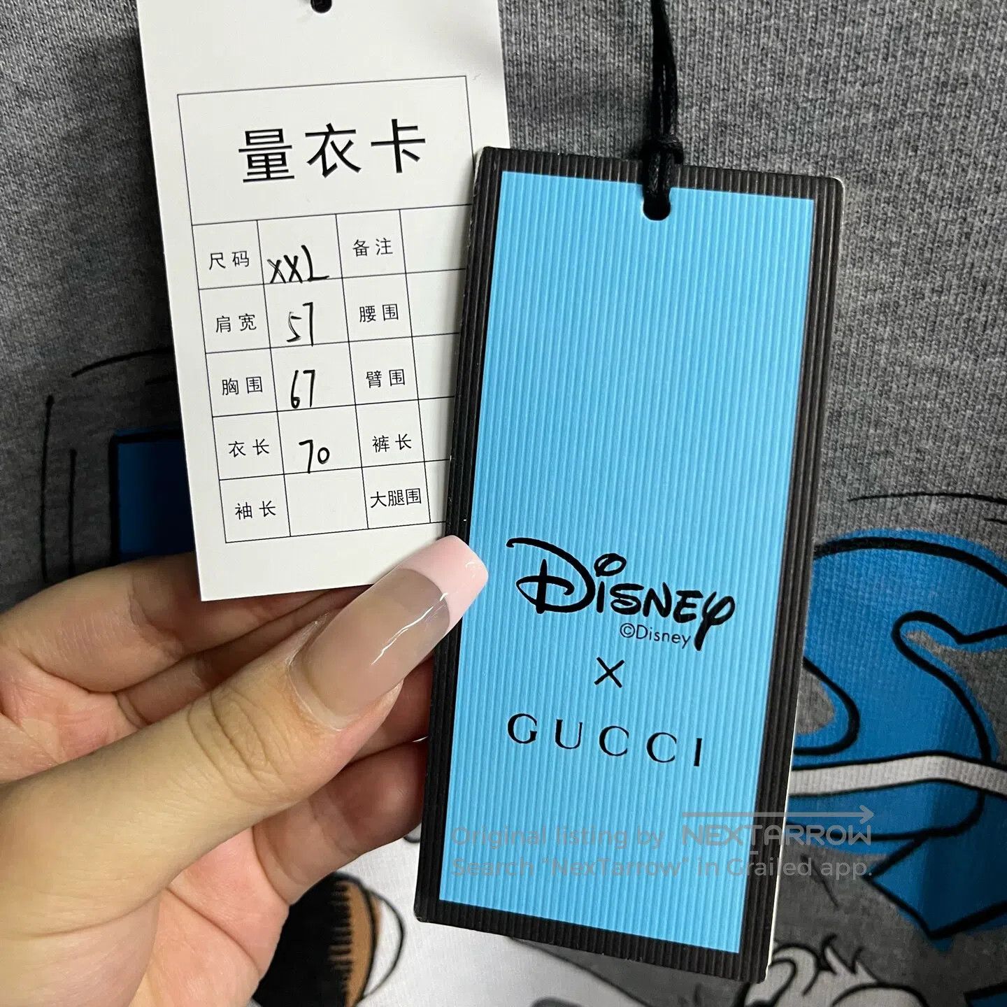 Gucci Guicci Co-branded Tang Laoye cartoon-printed round-neck lo Size US XXL / EU 58 / 5 - 3 Thumbnail