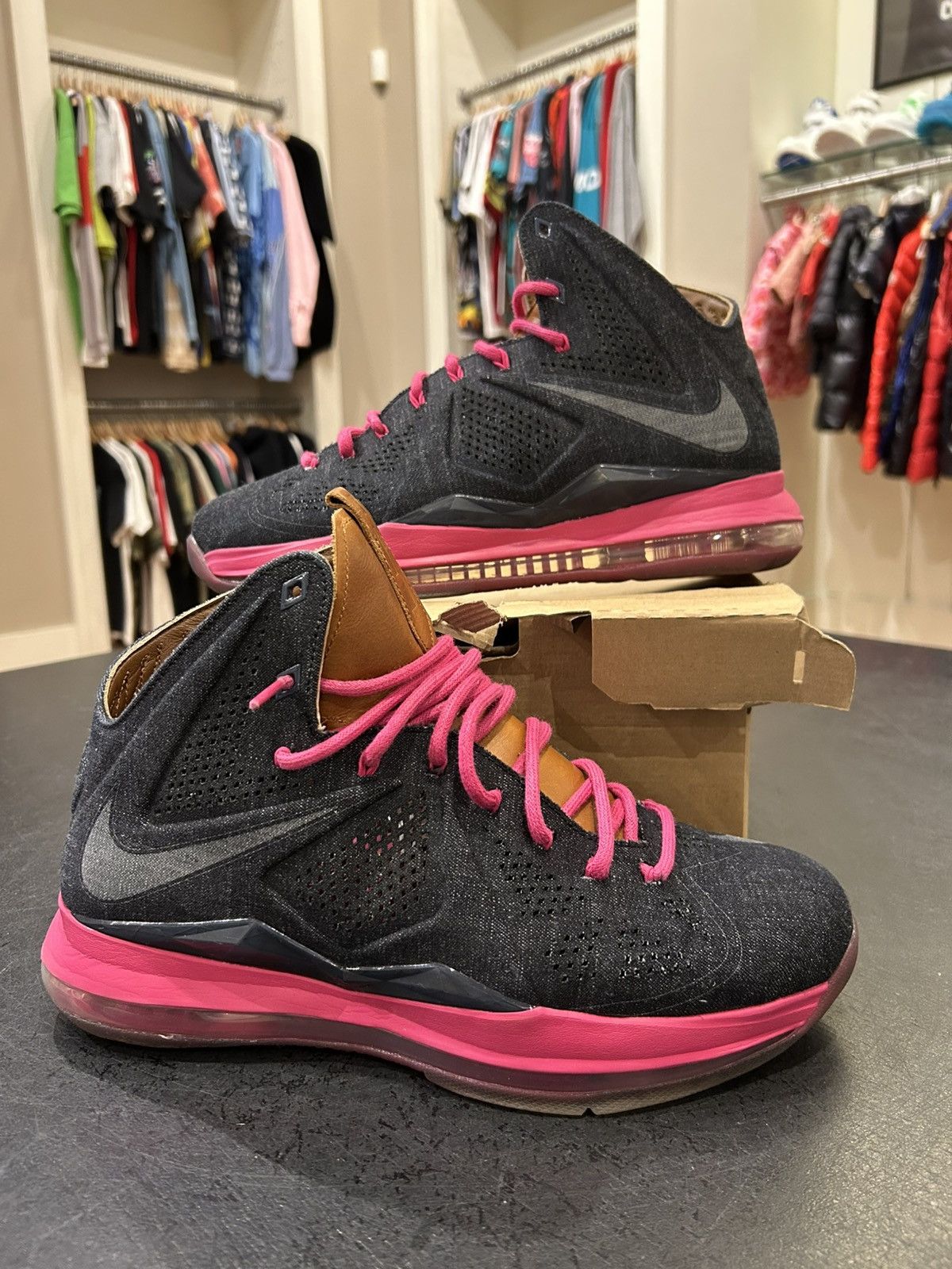 Nike Lebron X EXT ‘Denim’ Size US 10.5 / EU 43-44 - 1 Thumbnail