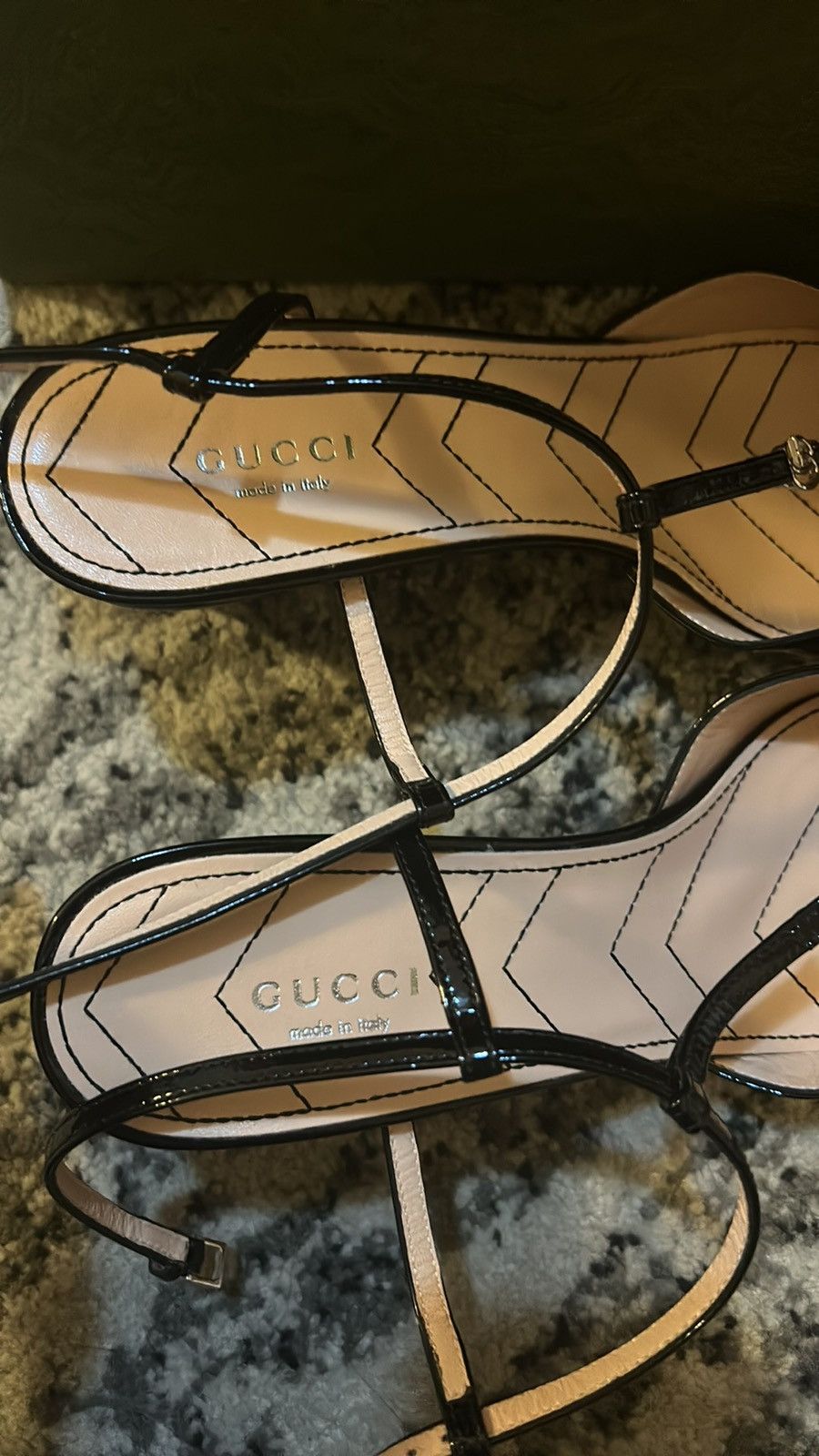 Gucci Gucci Double G T-Bar Patent Leather Pumps size 39 Size US 9 / IT 39 - 5 Thumbnail