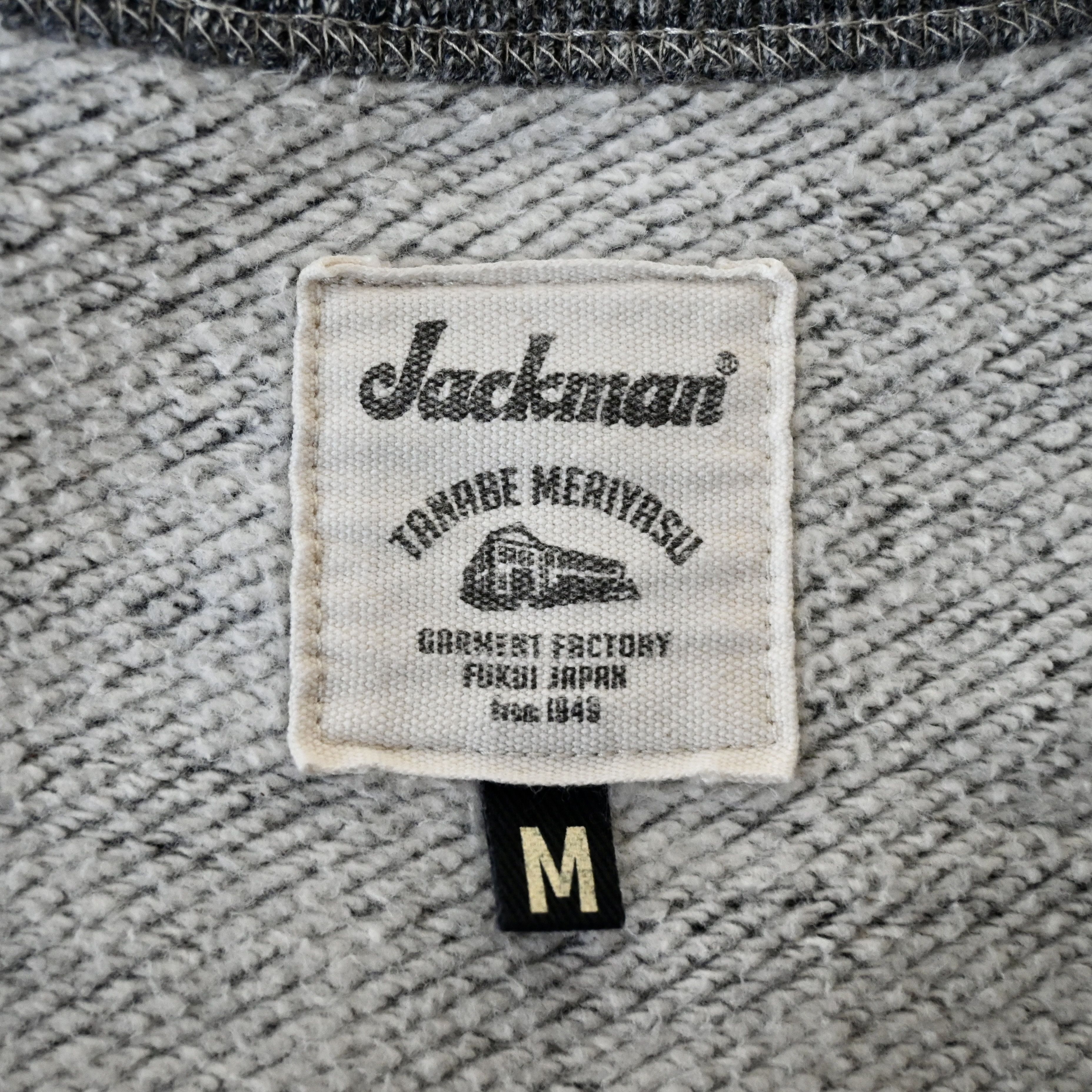 Jackman Jackman Tanabe Meriyasu zip-up sweatshirt, made in Japan, M Size US S / EU 44-46 / 1 - 10 Thumbnail