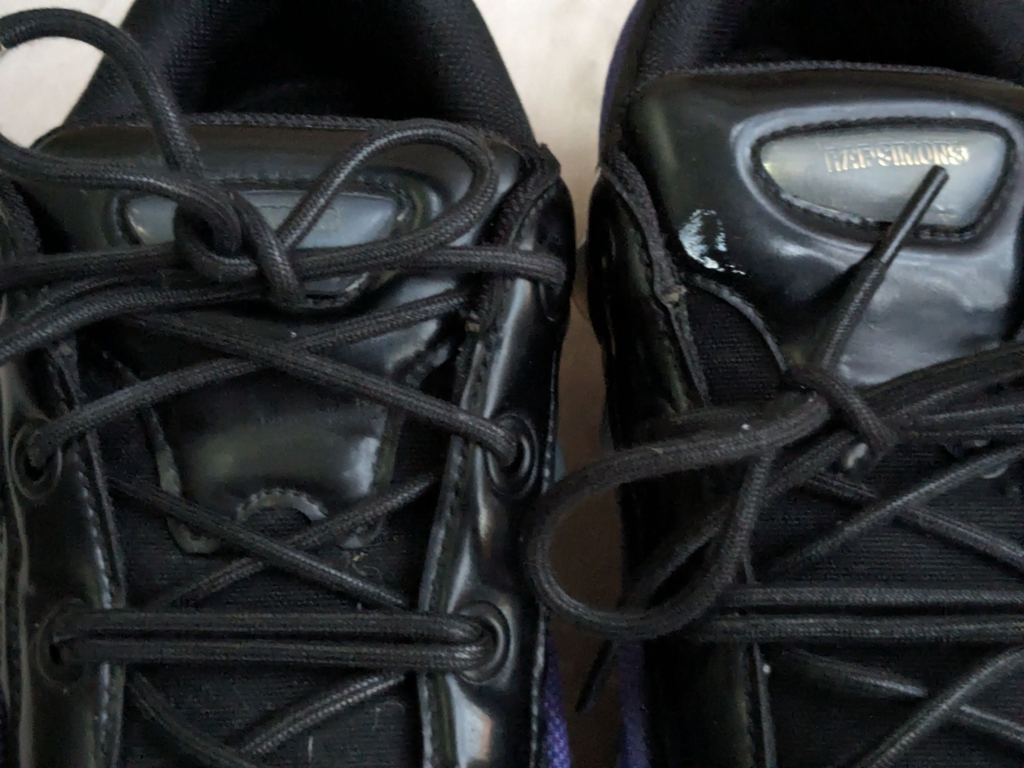 Adidas × Raf Simons Adidas Raf Simons Ozweego 3 Purple Black 11.5 B22539 Size US 11.5 / EU 44-45 - 4 Thumbnail