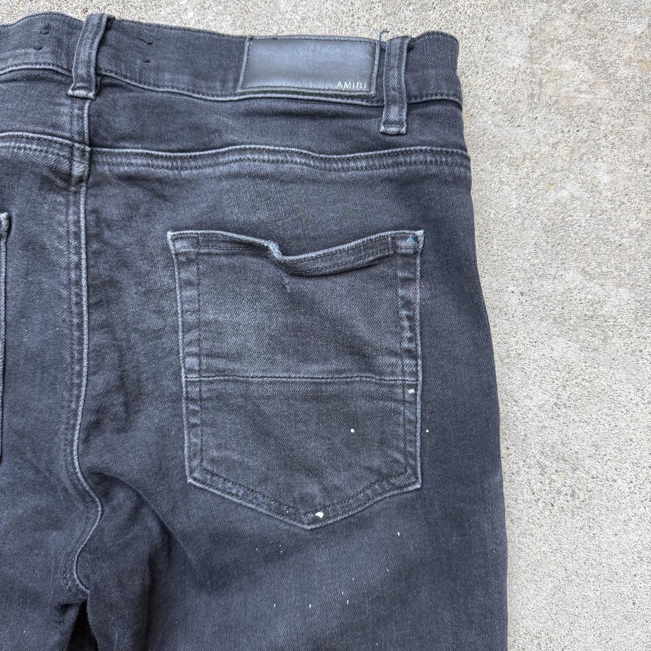 Amiri amiri black skinny painter jeans destroyed thrashed Size US 32 / EU 48 - 7 Thumbnail